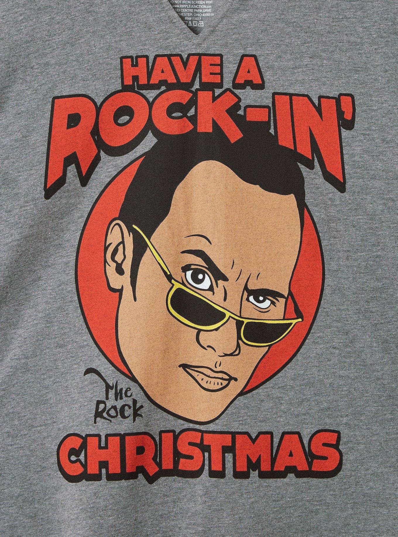 Plus Size - The Rock Classic Fit Cotton Notch Long Sleeve Raglan Tee ...