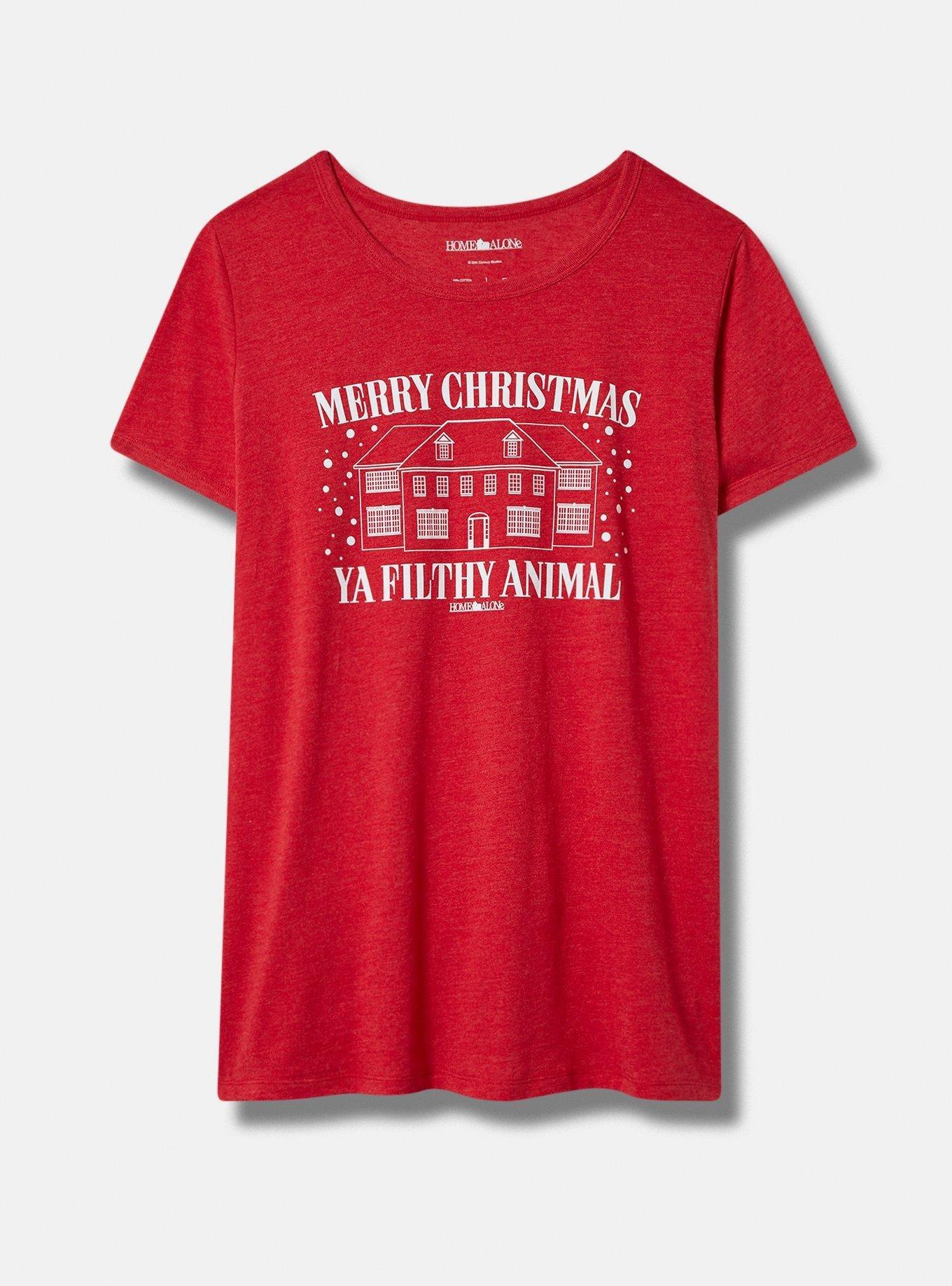 Merry Christmas Filthy Animal White Dolman Merry Christmas Filthy Animal White Dolman