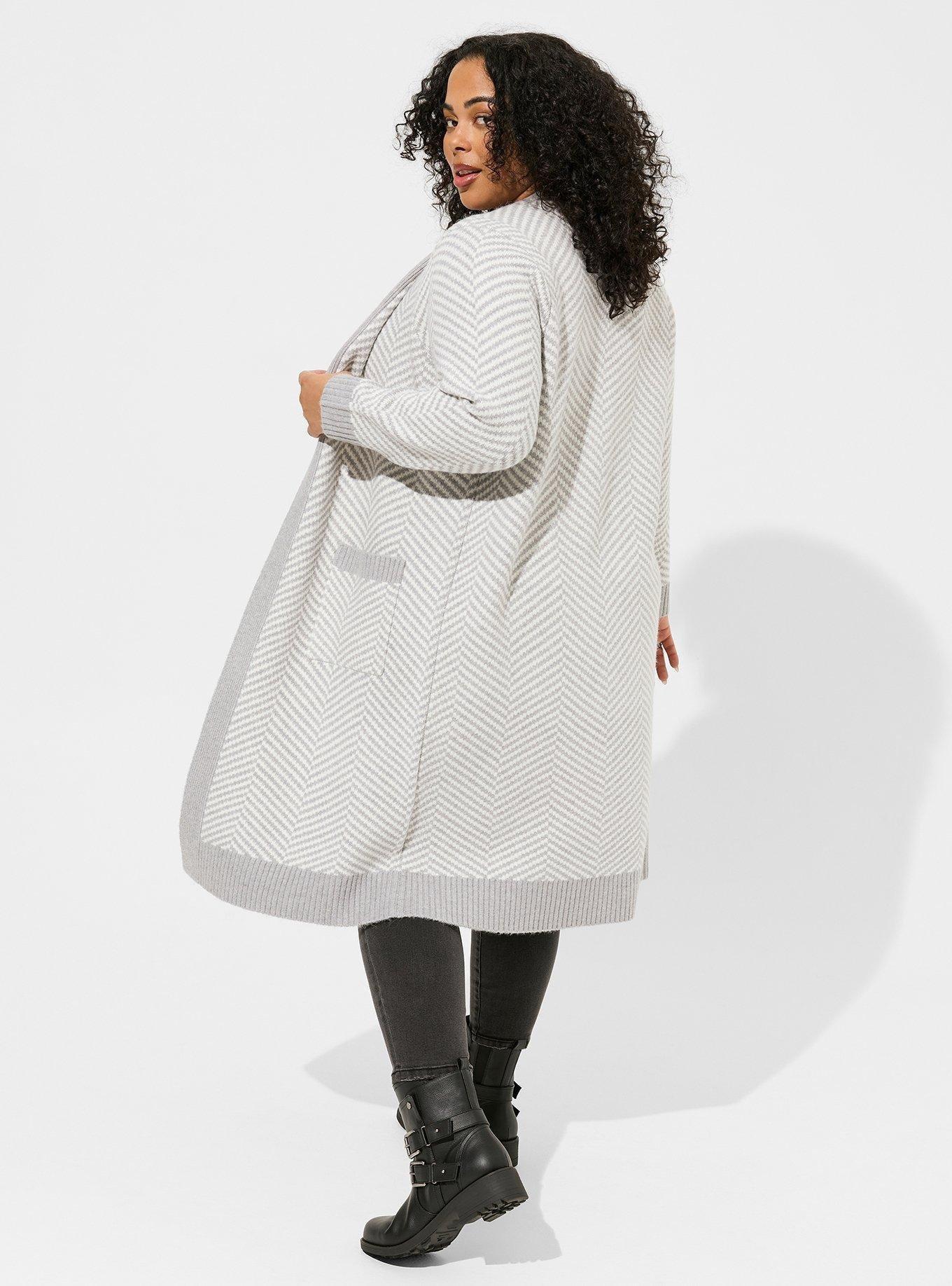 Vegan Cashmere Jacquard Duster