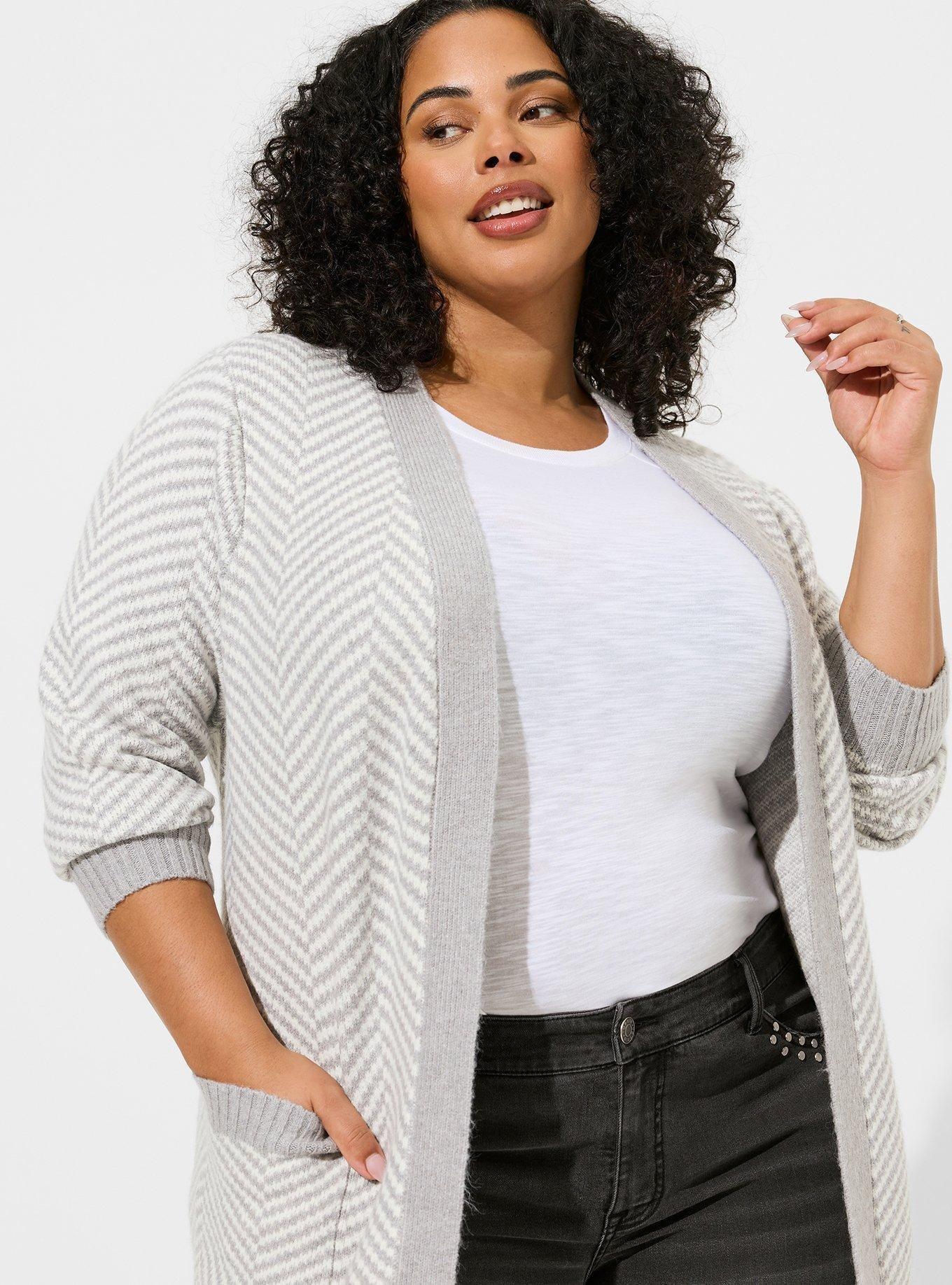 Plus Size - Jacquard Pullover Hooded Sweater - Torrid