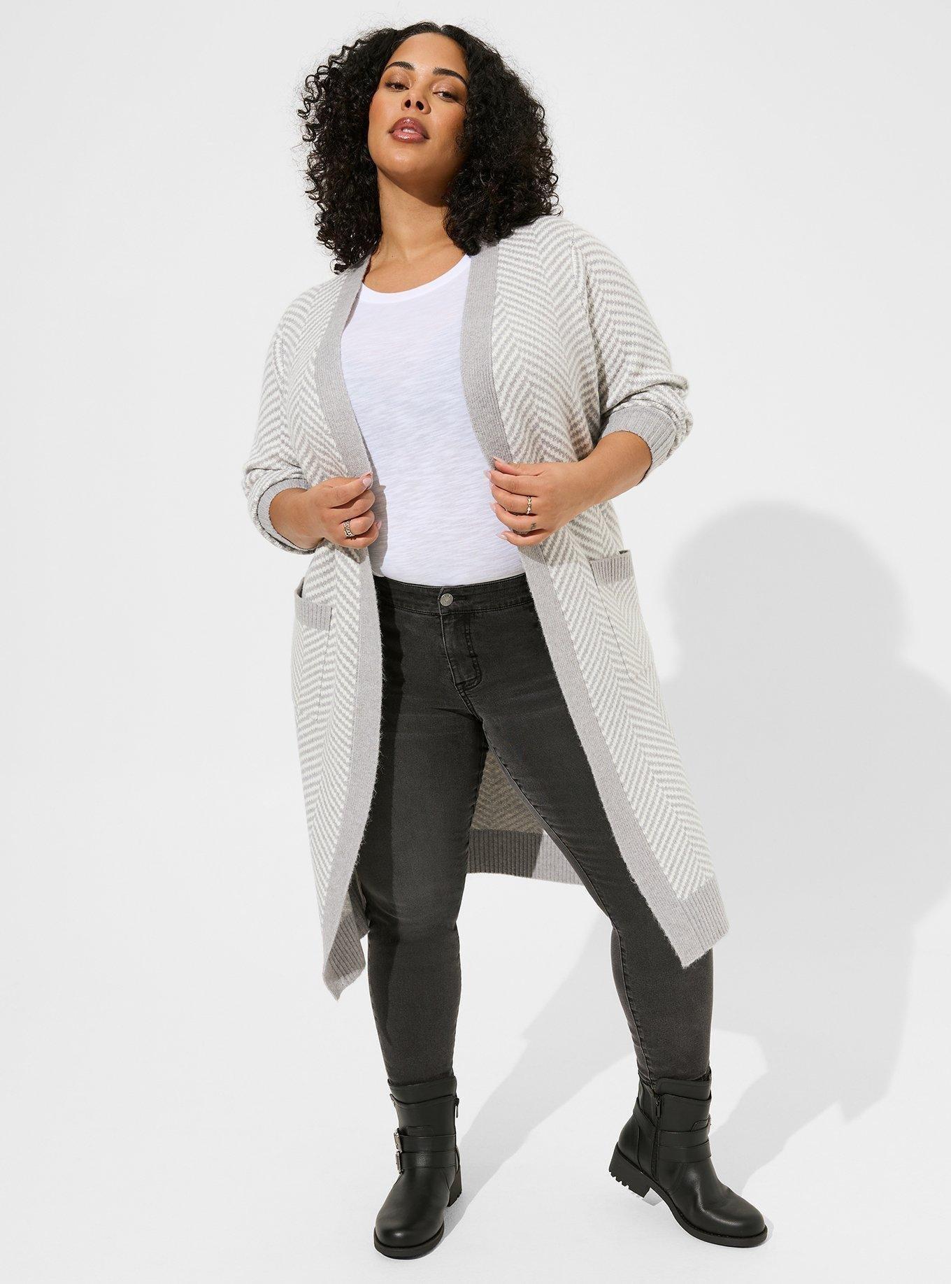 Plus Size - Jacquard Pullover Hooded Sweater - Torrid