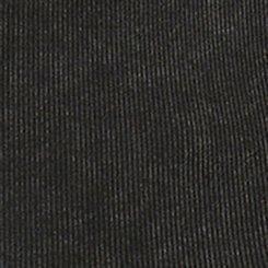Cotton Modal Rib Lace V-Neck Long Sleeve Henley Top, DEEP BLACK, swatch