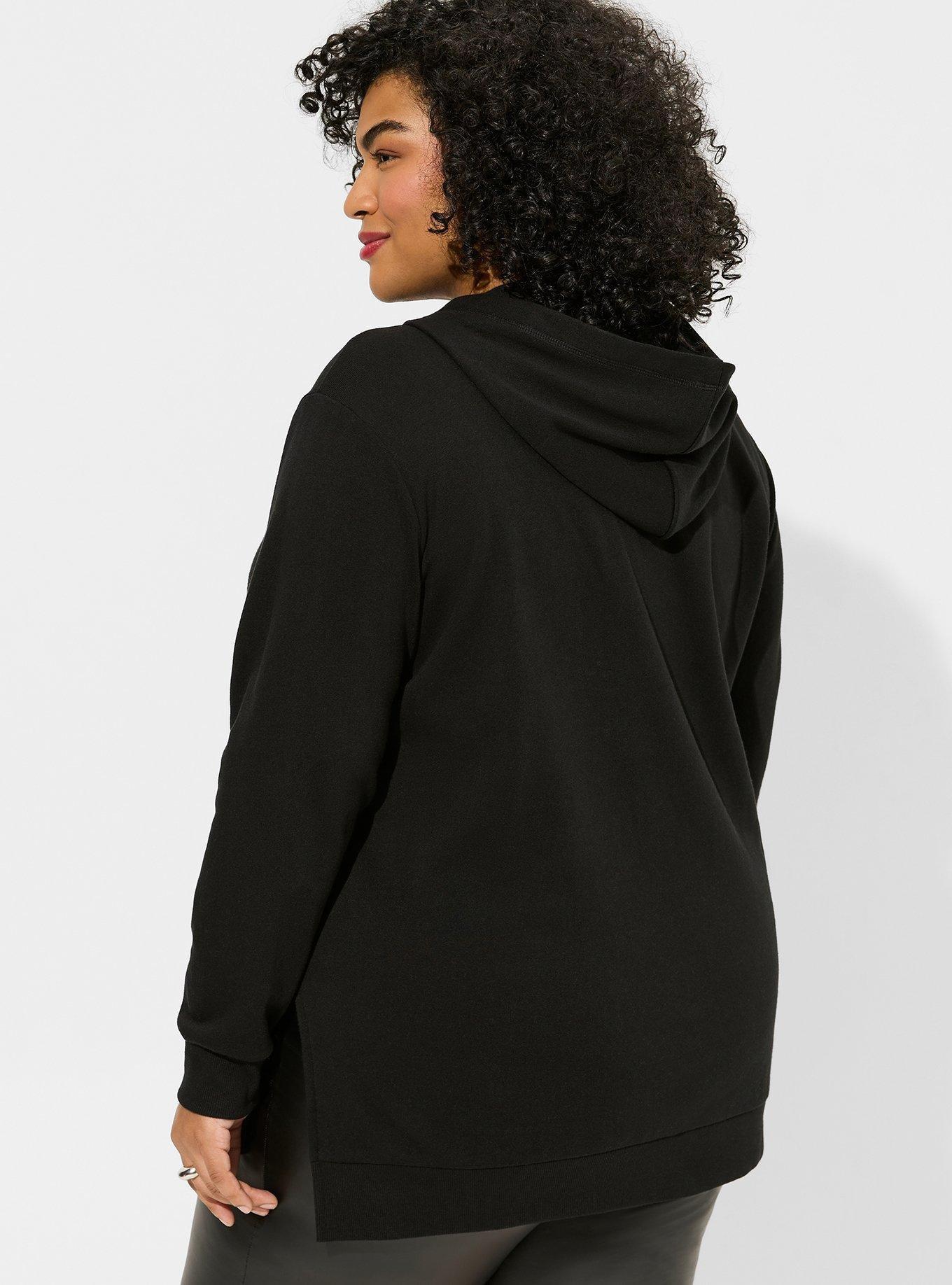 Cozy Fleece Side Zip Sweatshirt