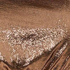 Liquid Knit One Shoulder Tunic Top, COPPER, swatch