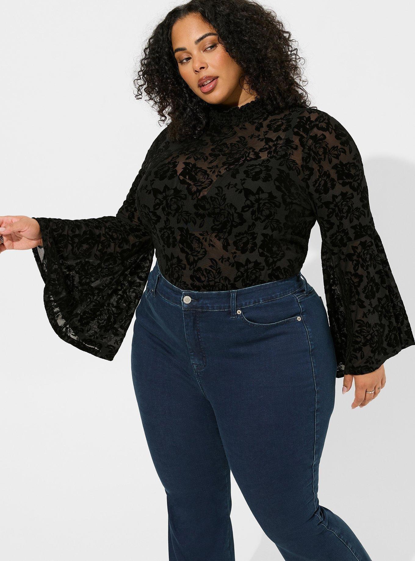 MALOKAI BELL SLEEVE TOP - OCEAN