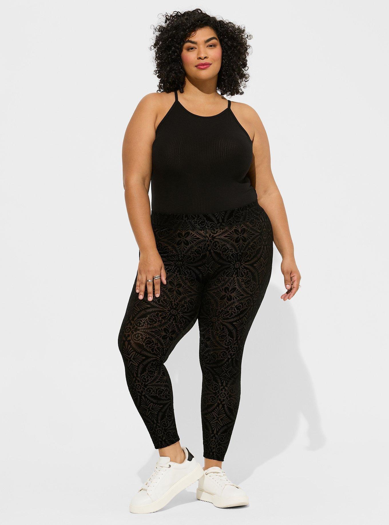 Plus Size - Full Length Signature Waist Shredded Legging - Torrid