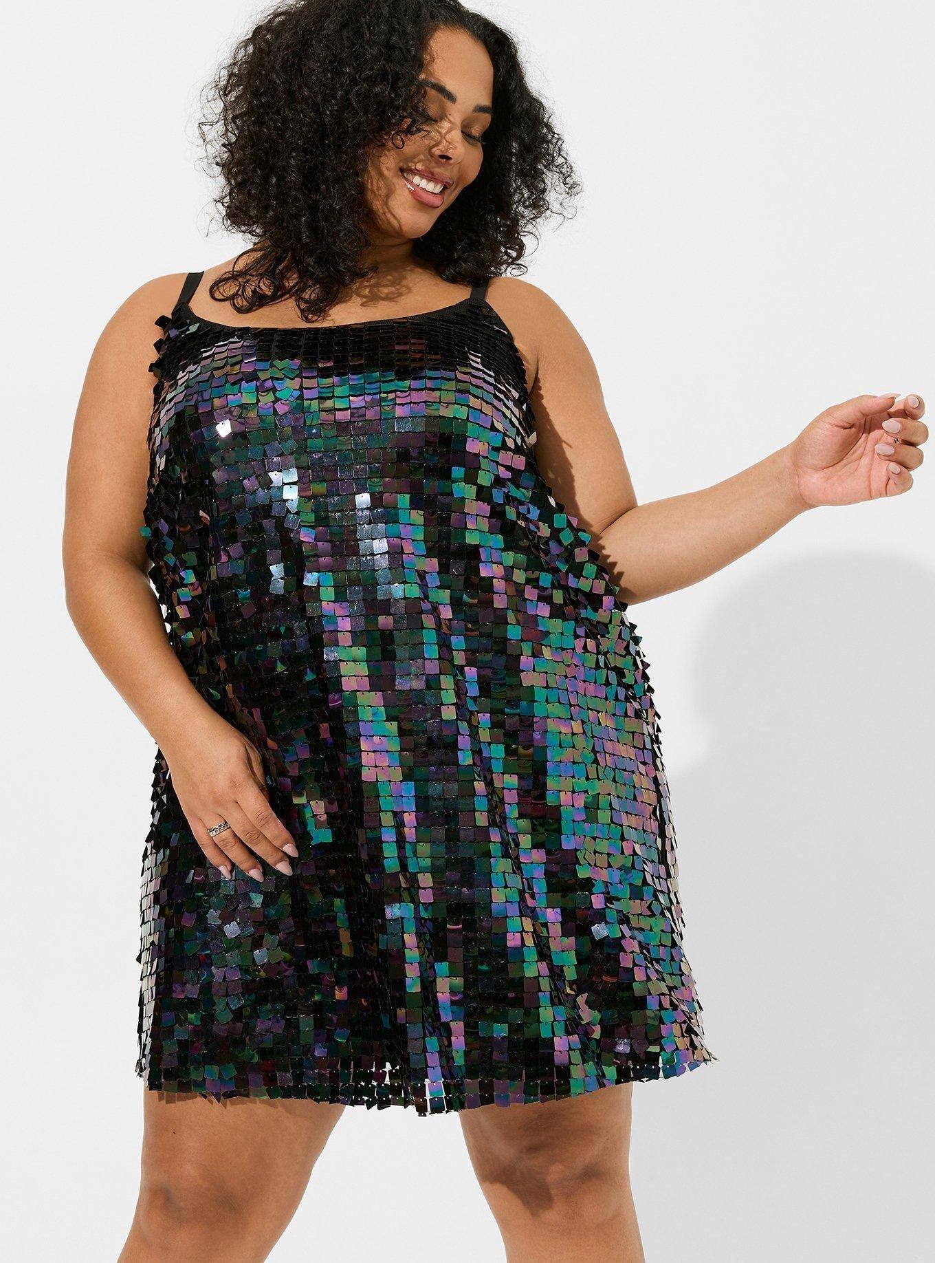 Mini Payette Sequin Tank Dress