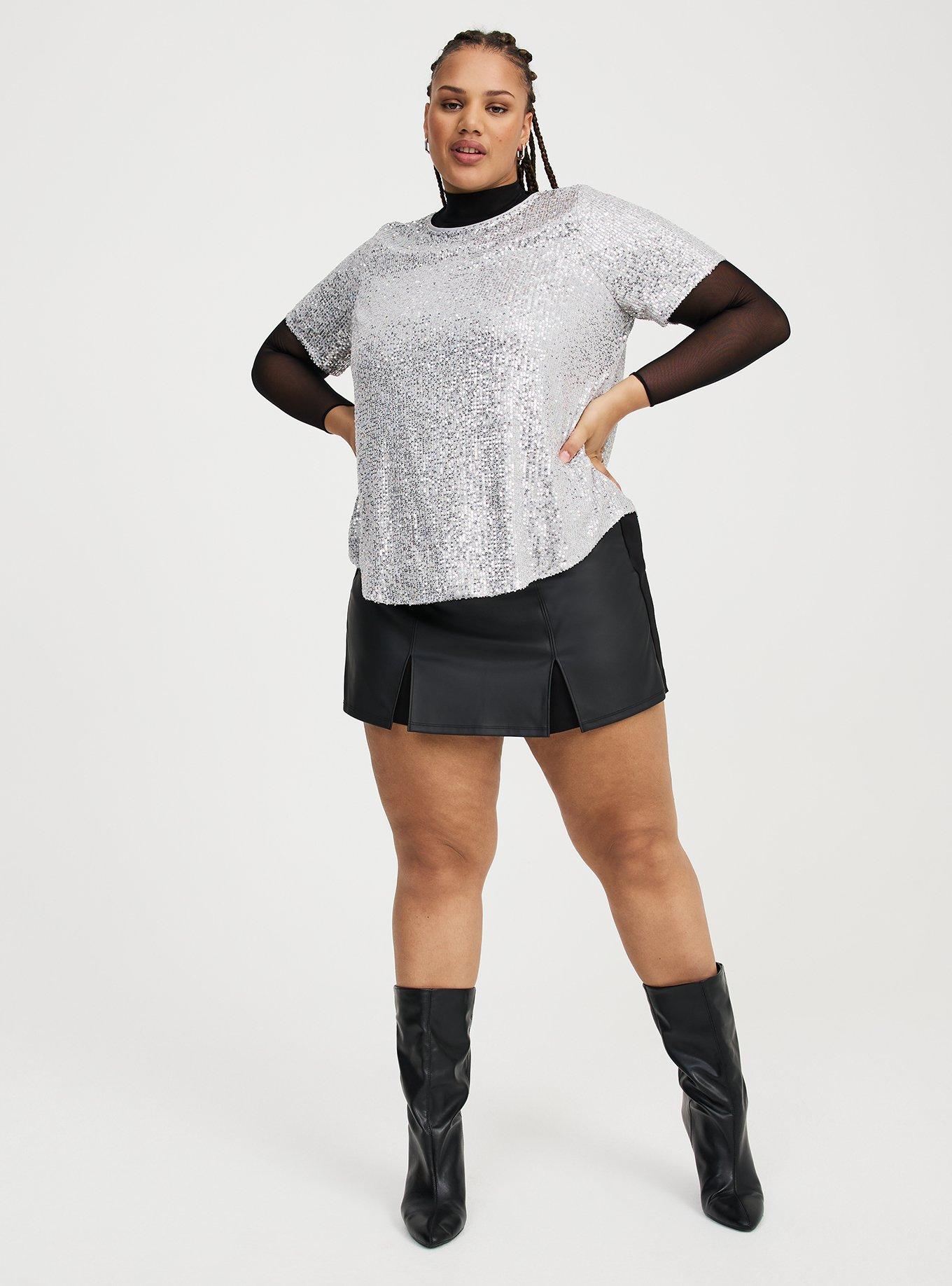 Abbey Short Sleeve Sequin Top