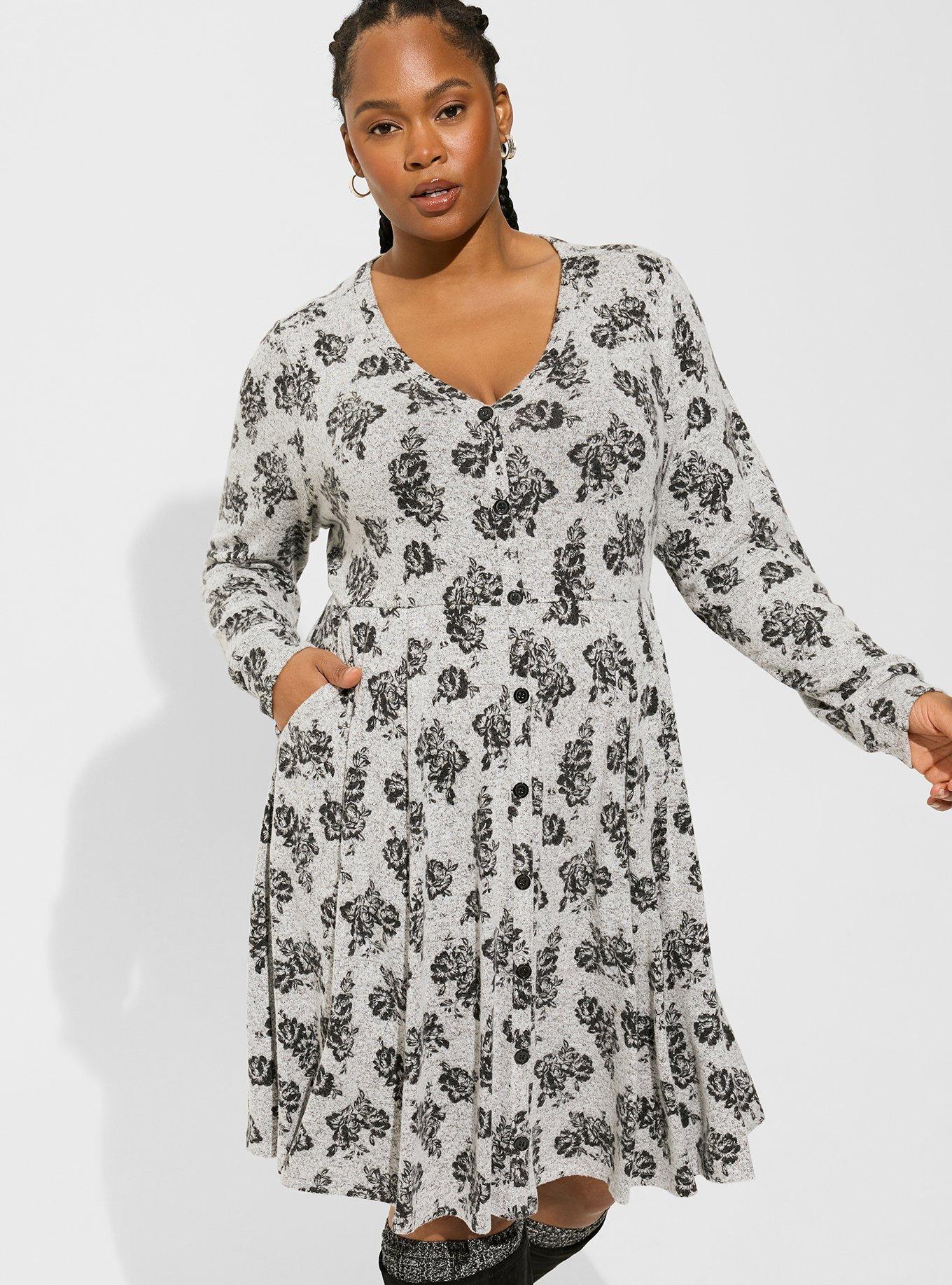 Torrid shop grey dress