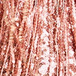 Festi Sequin Fringe Mini Dress, SEPIA ROSE, swatch