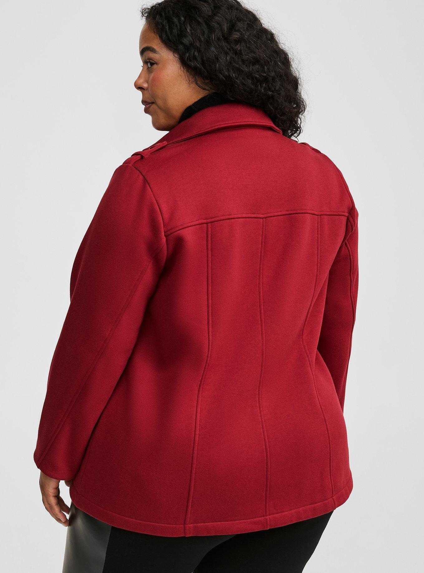 Plus Size Fleece Peacoat Torrid
