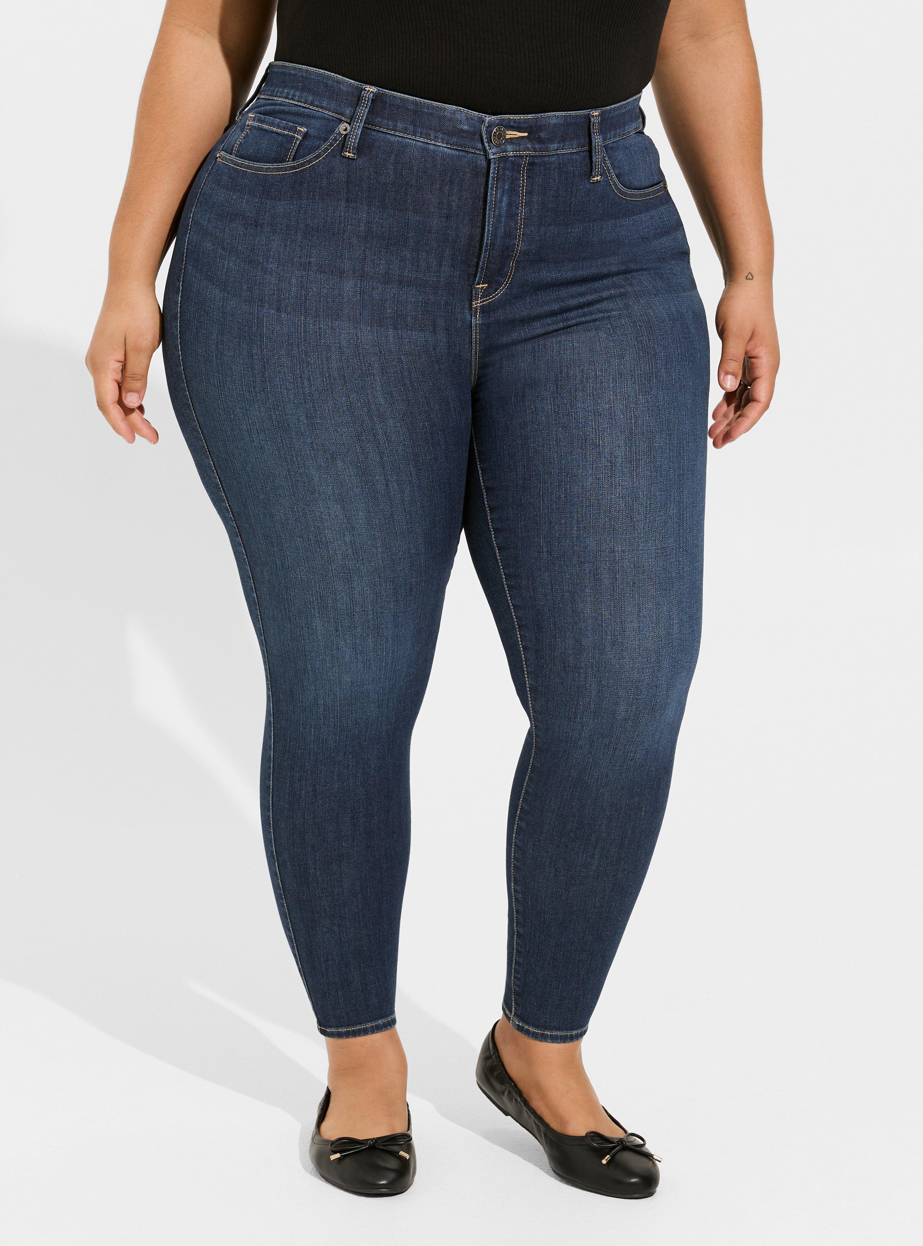 Plus Size - Sky High Skinny Premium Stretch High-Rise Jean - Torrid