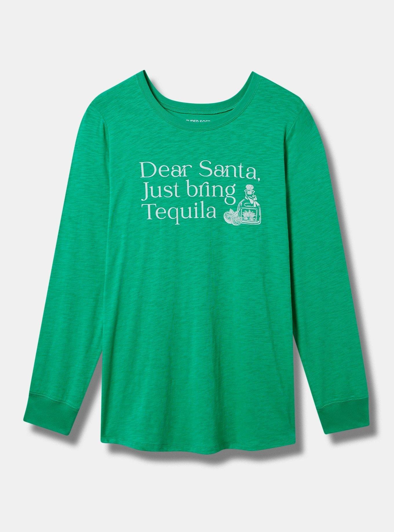 Dear Santa Classic Fit Super Soft Slub Long Sleeve Tee