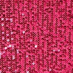 Sequin Deep V-Neck Long Sleeve Blouse, PINK PEACOCK, swatch