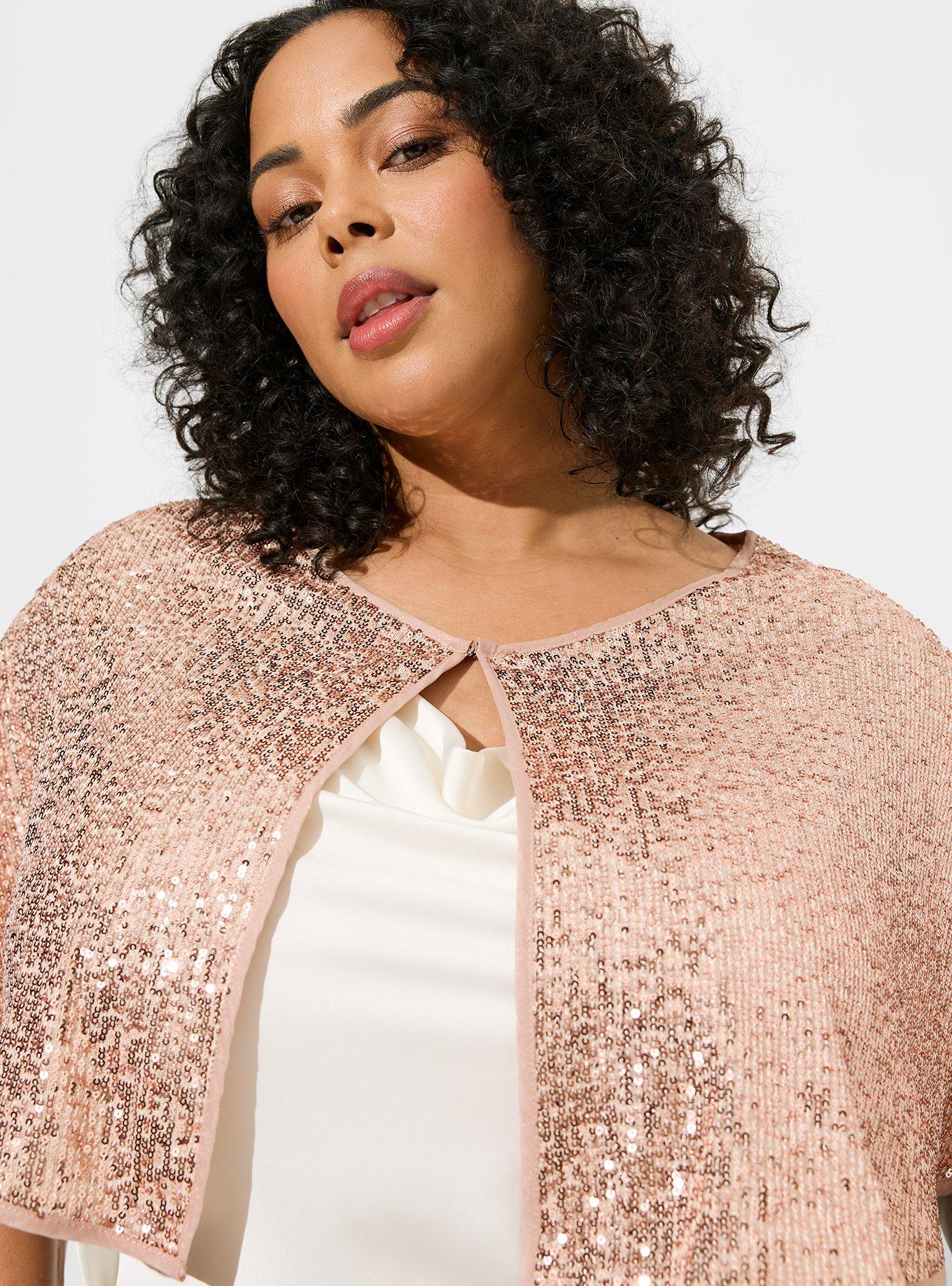 Plus Size Sequined Bolero Torrid