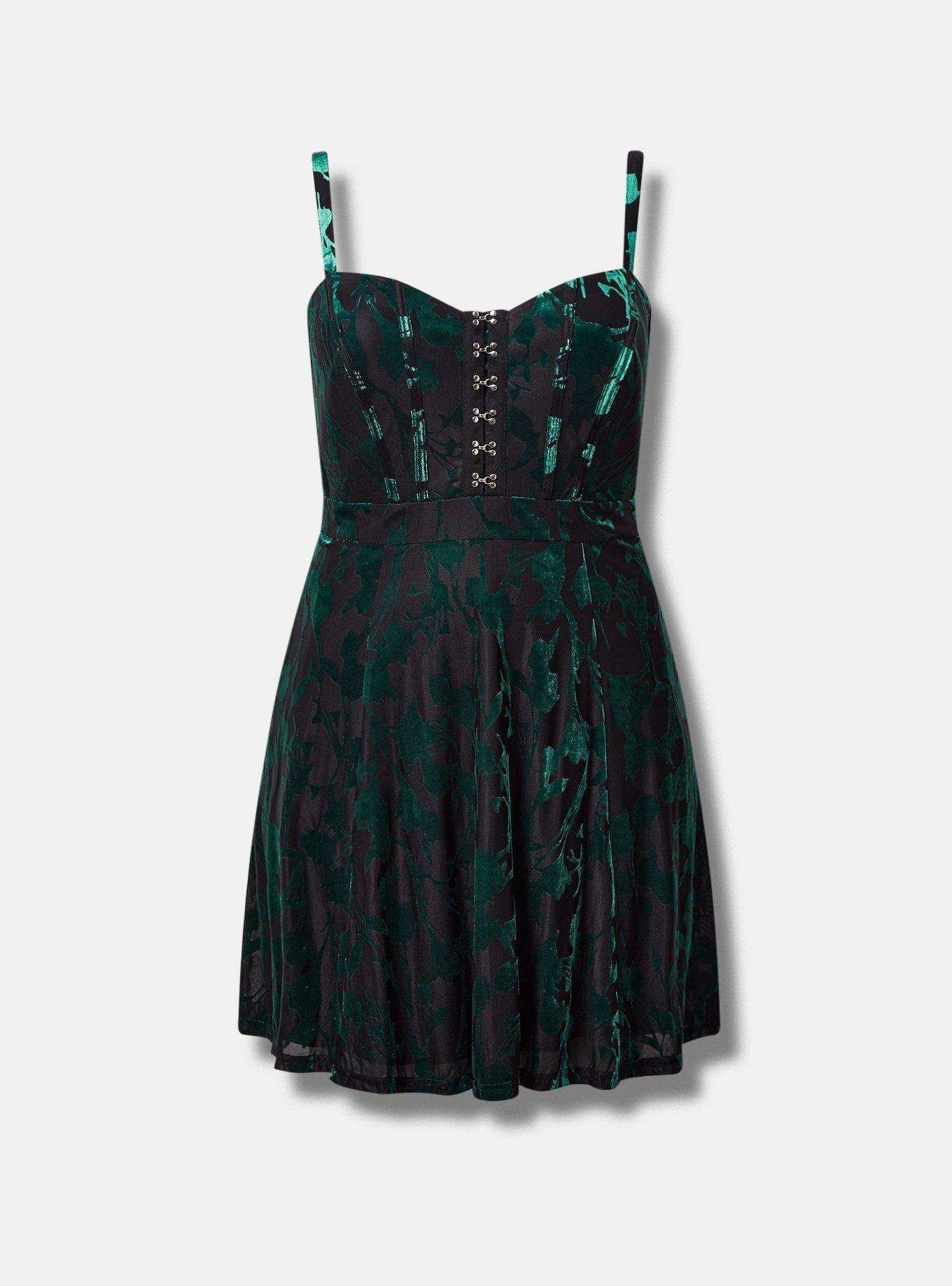 Torrid Harry Potter Green Corset Dress Textbook Size offers 4.