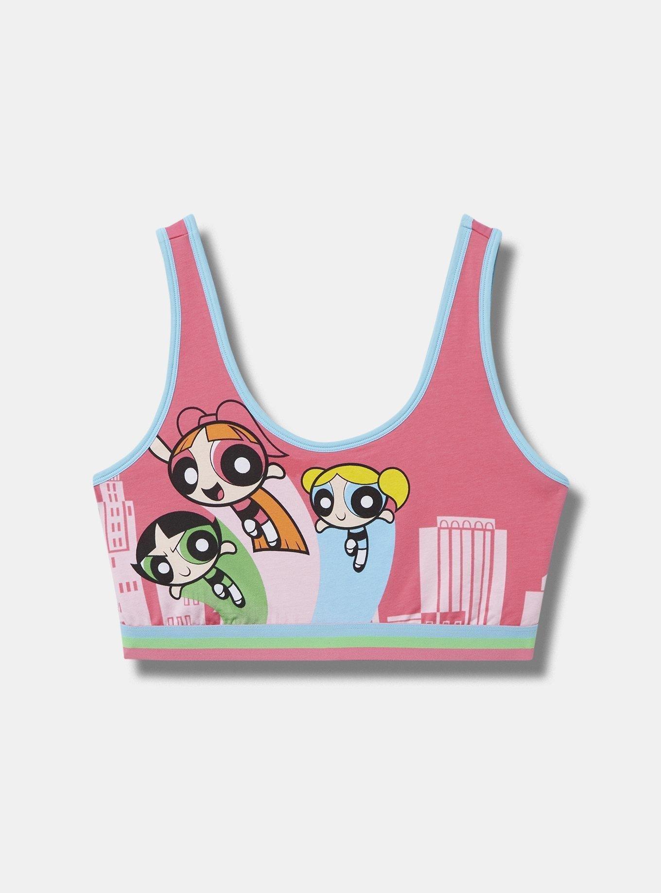 Powerpuff Girls Cotton Scoop Neck Bralette