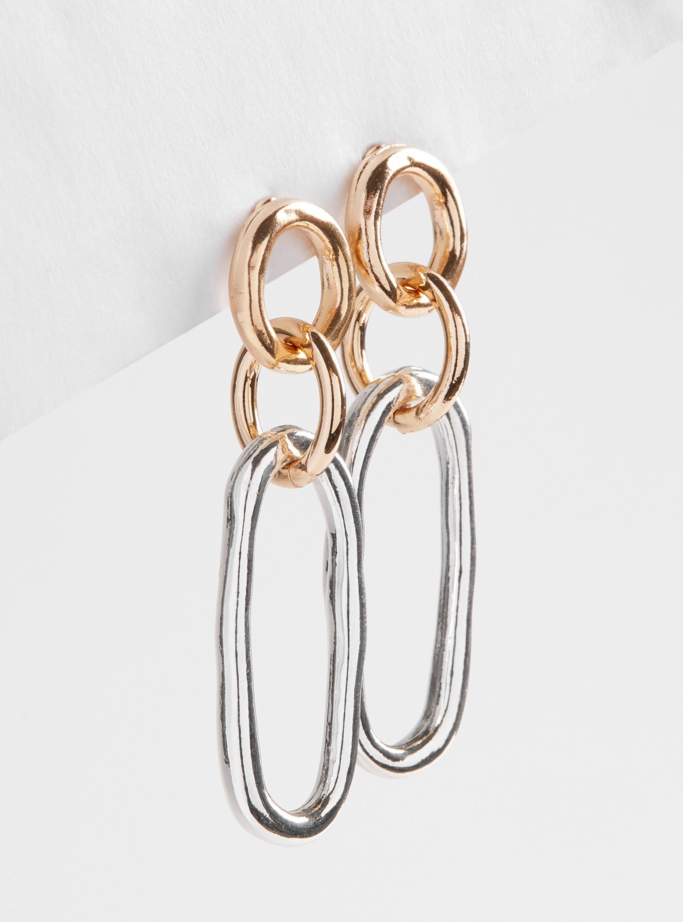 Plus Size - Circle Link Earring - Torrid