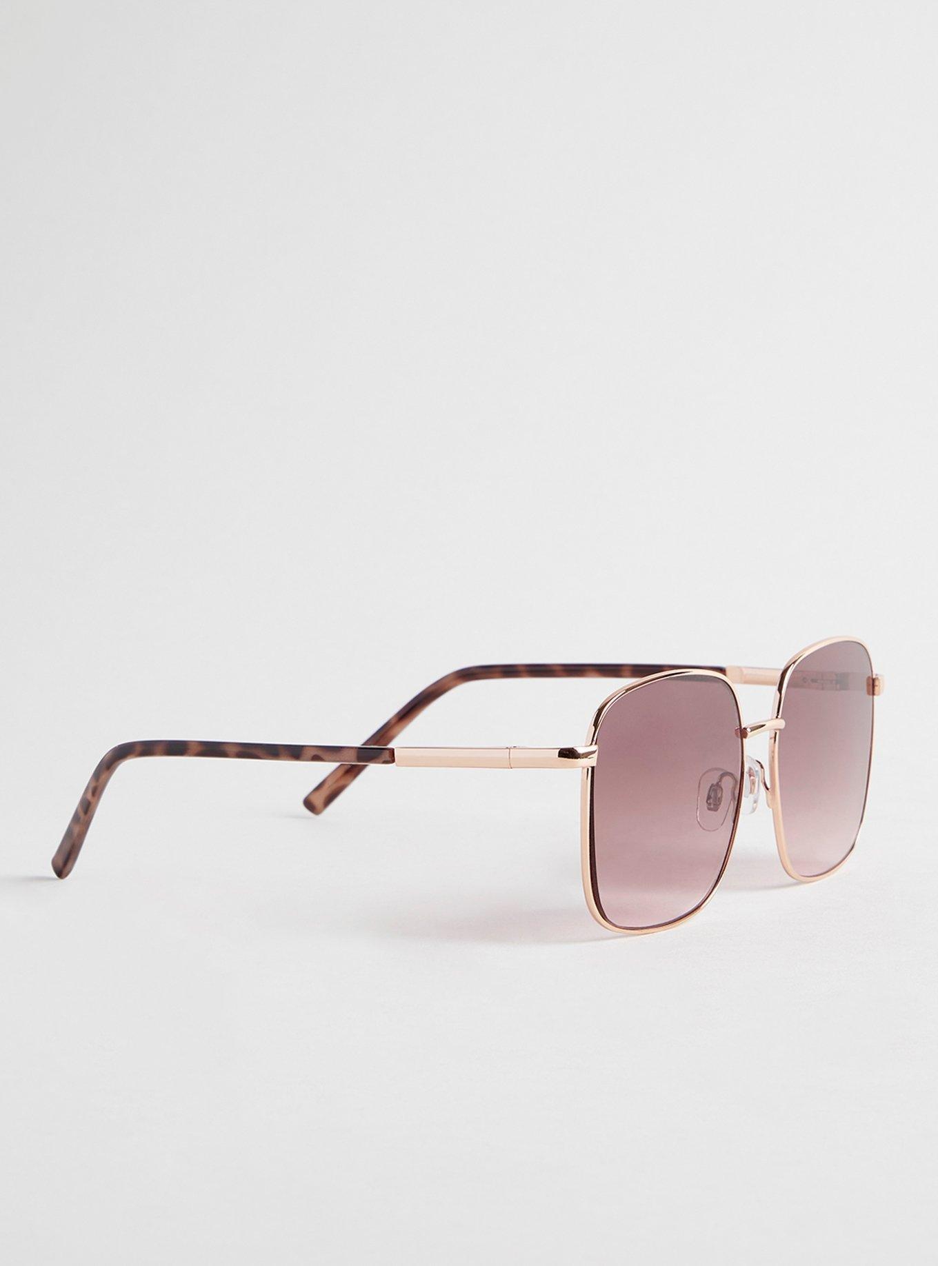 Square Oversized Fade Sunglasses