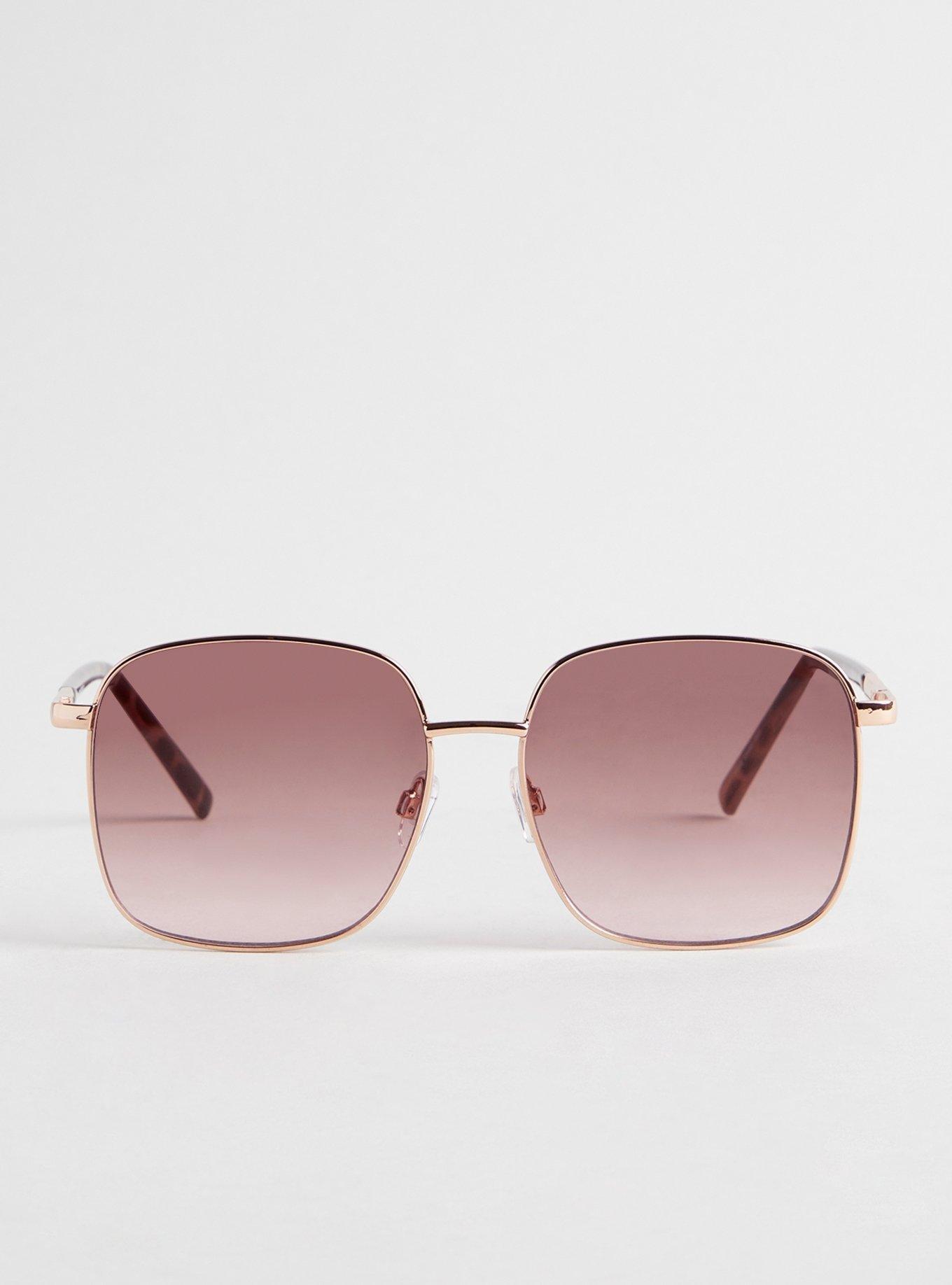 Plus Size - Square Oversized Fade Sunglasses - Torrid