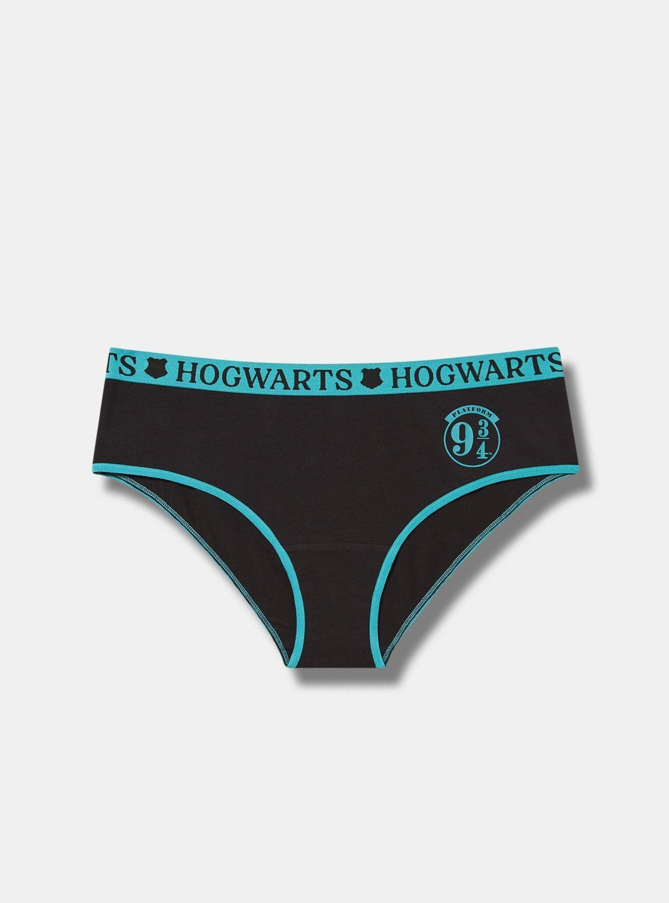 Harry Potter Mid Rise Cotton Hipster Panty, DEEP BLACK, hi-res