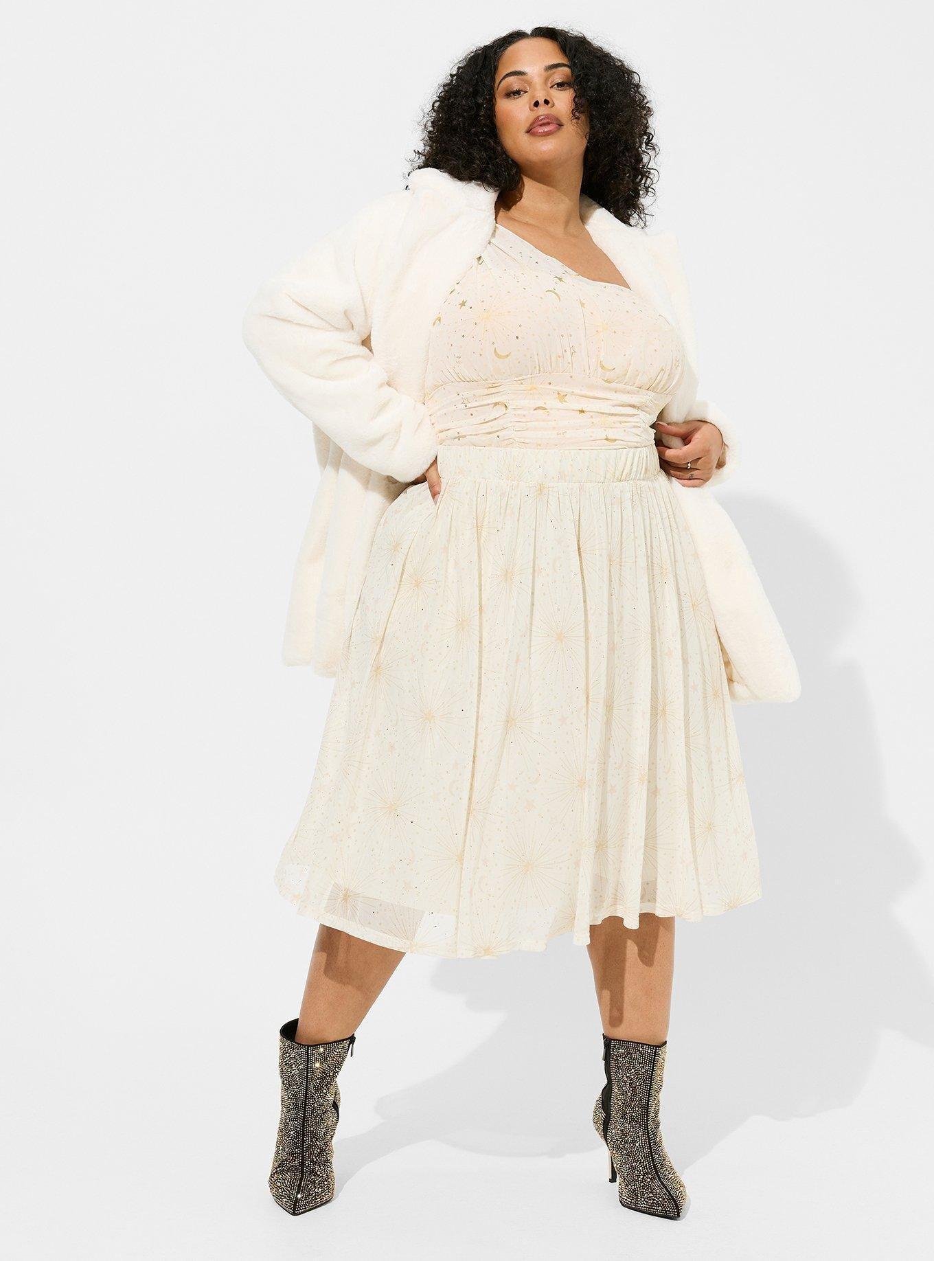 Mesh a line skirt sales