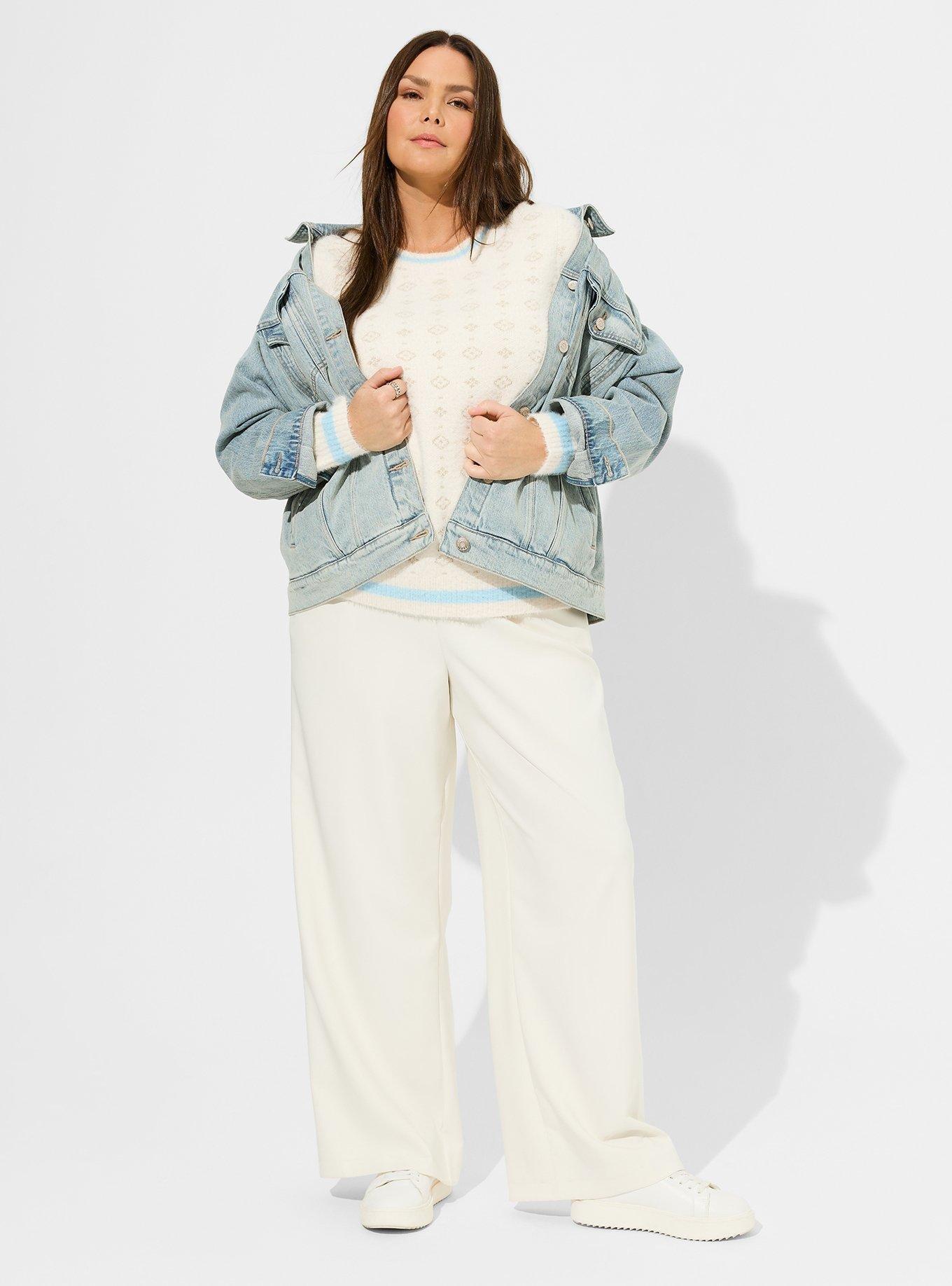 Baby Eyelash Lurex Pullover Sweater