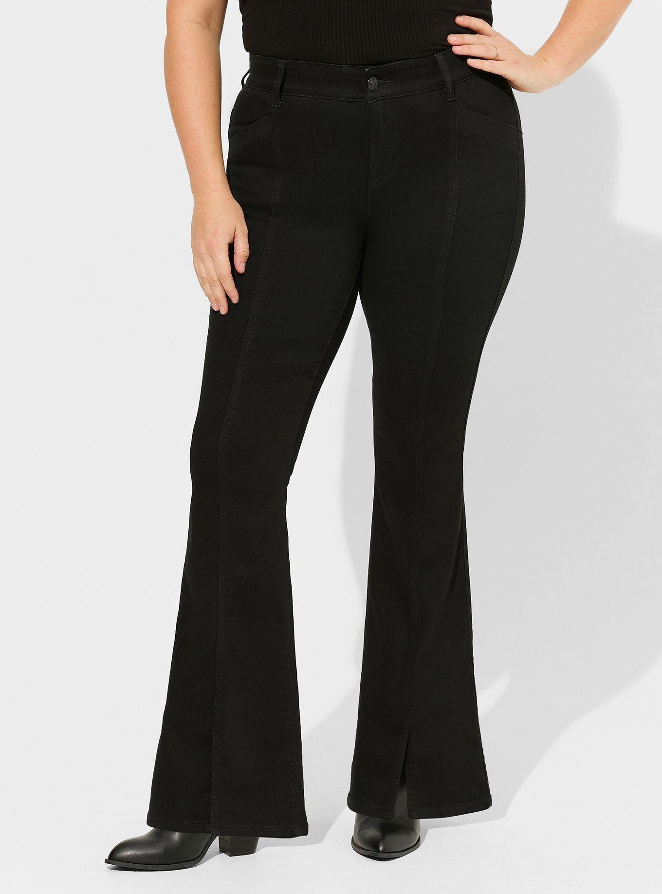 Plus Size High Waisted Extreme Flare Pants