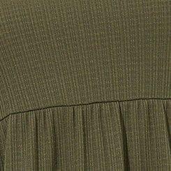 Texture Jersey V-Neck Long Sleeve Tiered Top, DEEP DEPTHS, swatch