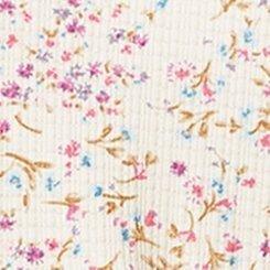 Texture Jersey V-Neck Long Sleeve Tiered Top, ELIANA DITSY FLORAL DEW, swatch