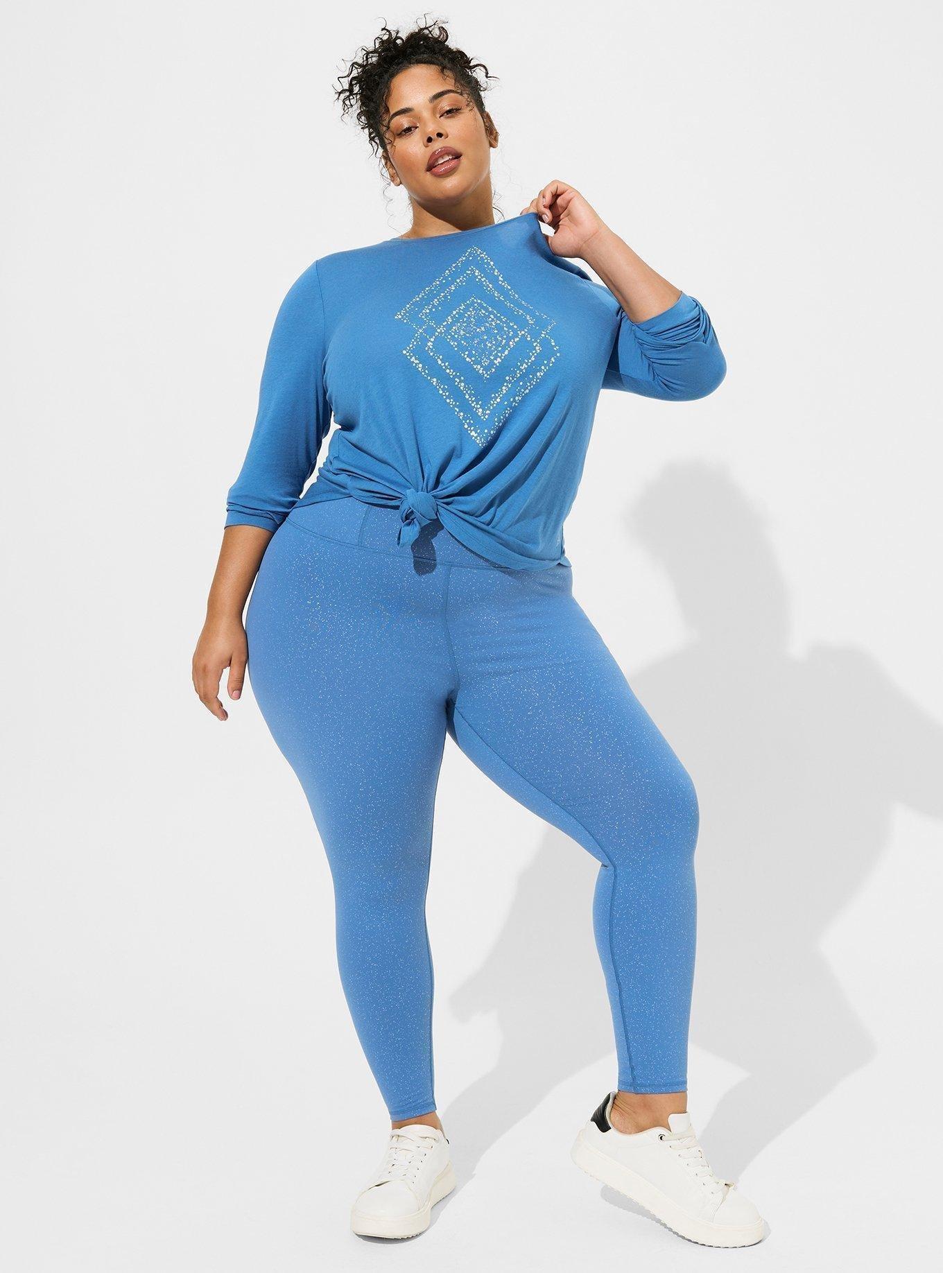 Performance Cotton Long Sleeve Tunic Length Tee