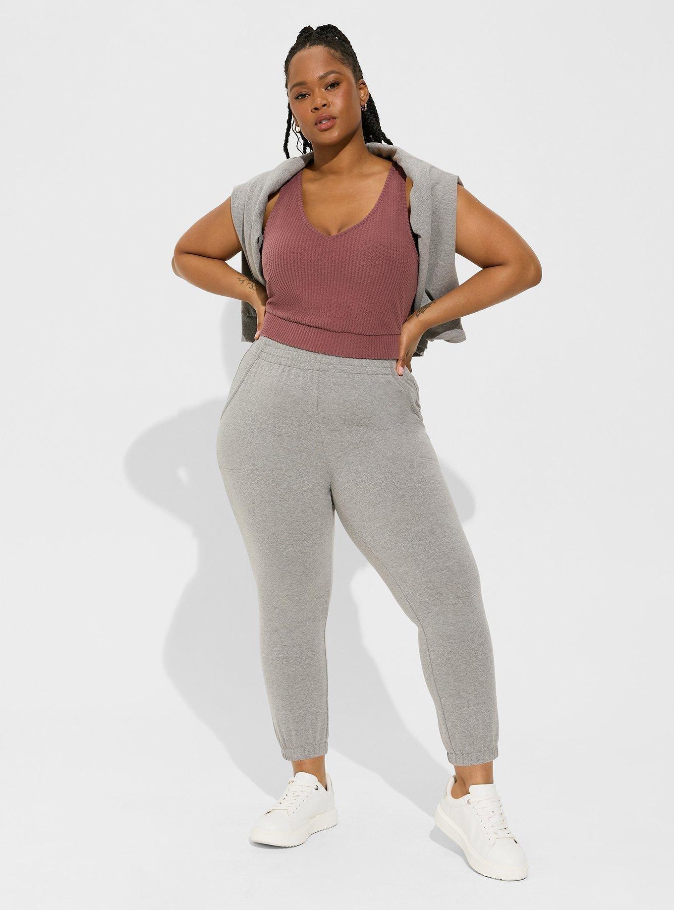 Women Plus Size3X 4X 5X 6X Bamboo 3/4Leggings Capris Cropped