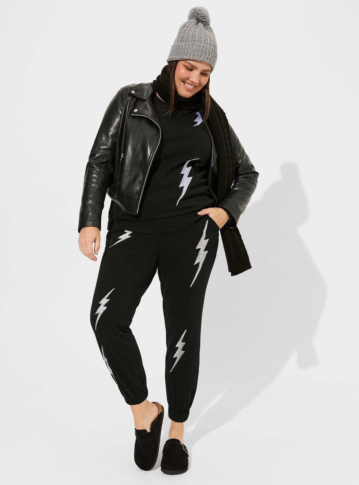 Plus Size - Stitch Sleep Legging With Rib Waistband - Torrid