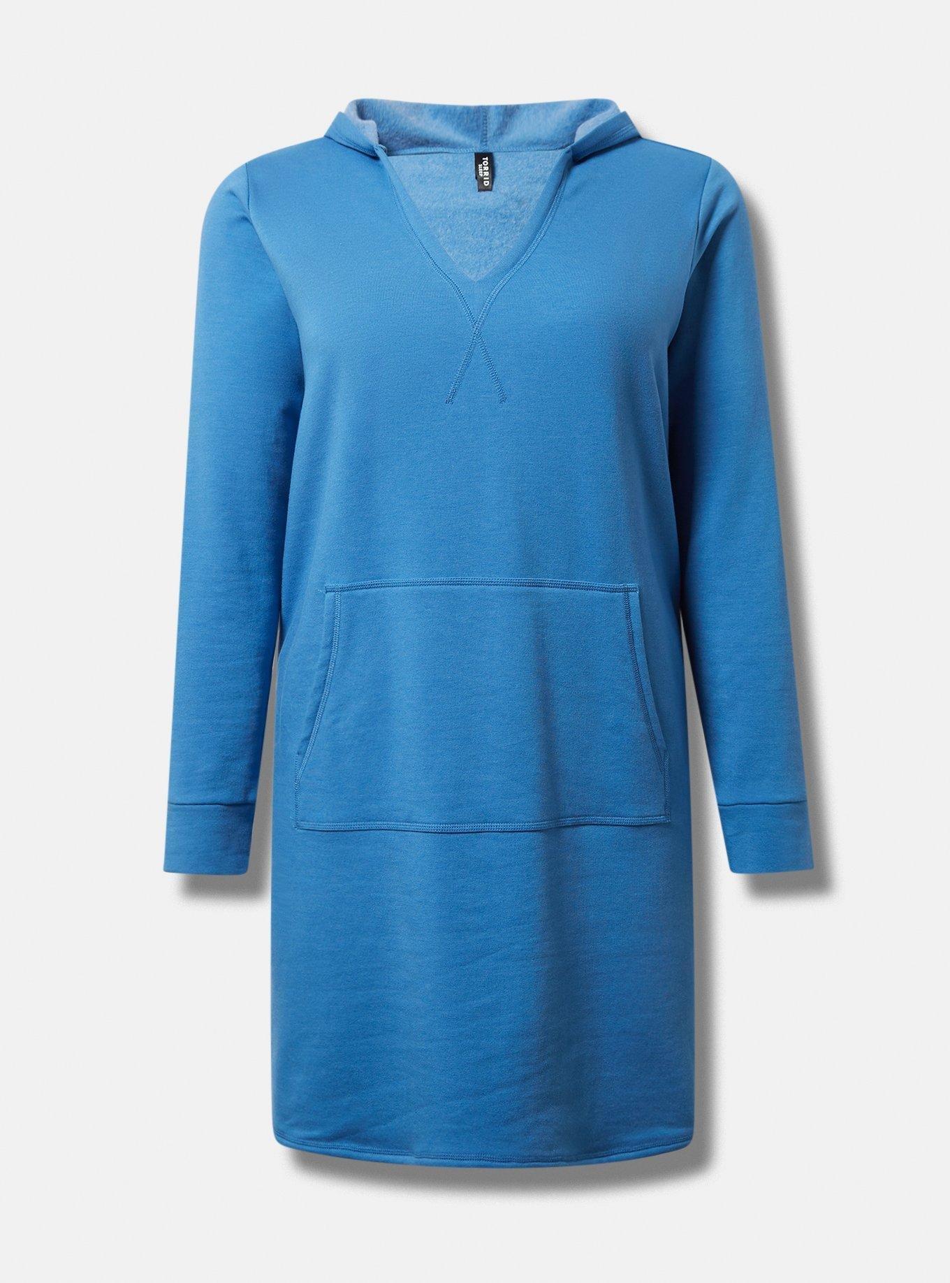 Plus Size - Super Soft Fleece Hoodie Sweatshirt Dress - Torrid