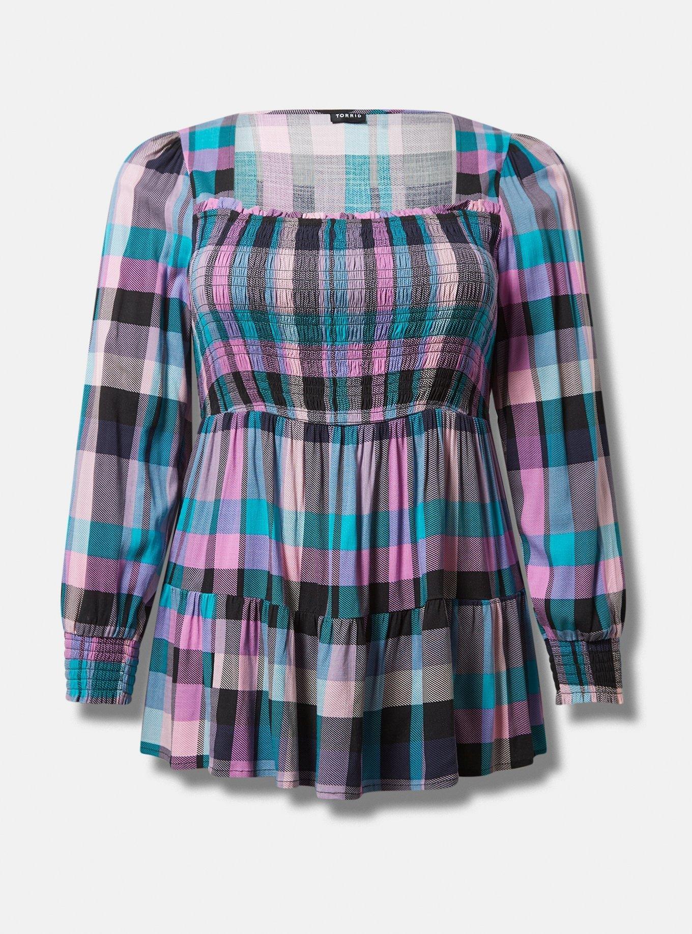 Asia Shirt Dress - Confetti Slub :: Ivory/Blue Multi