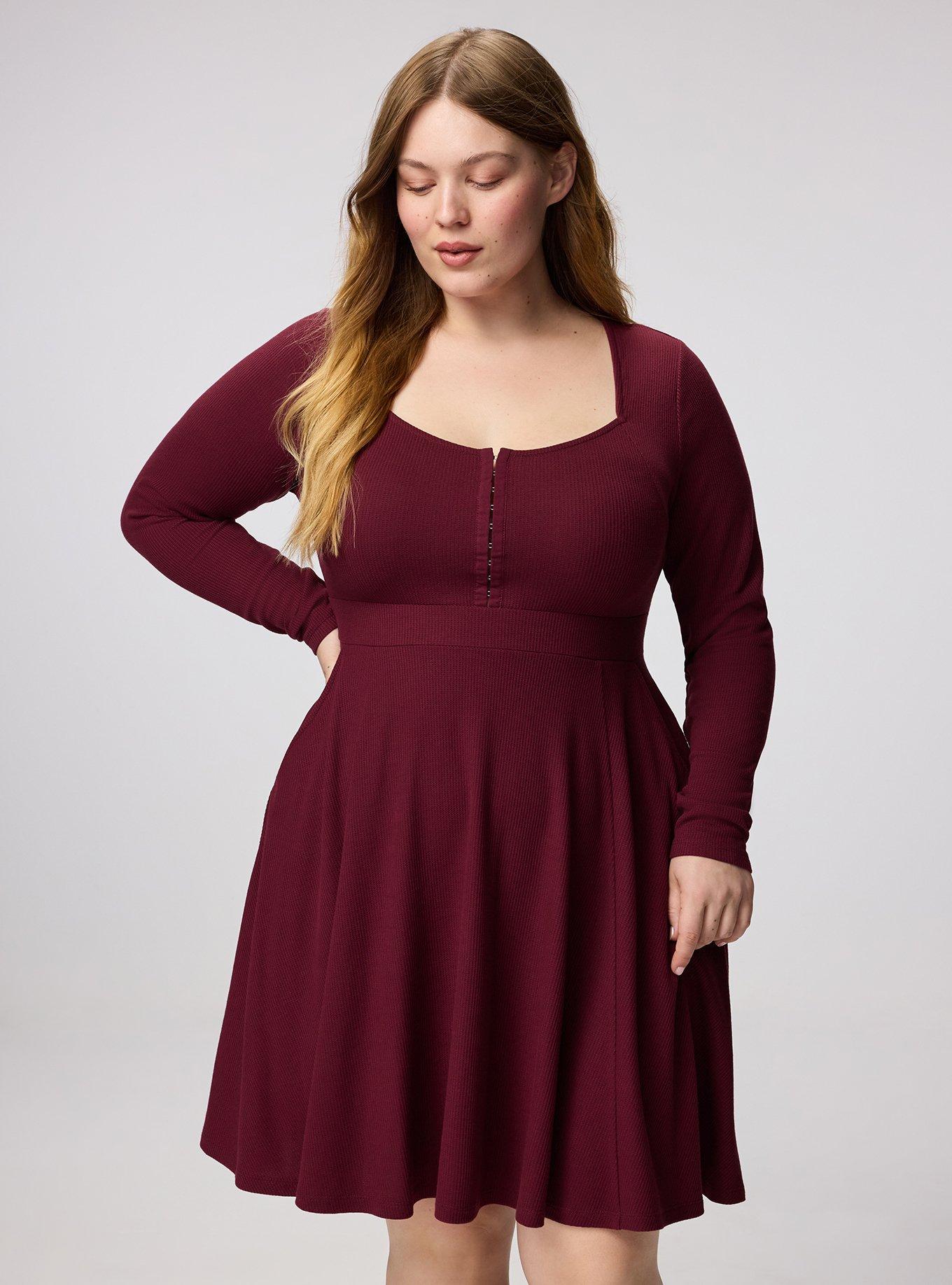 plus size burgundy skater dress - Waffle Mini for mother of the Style:Set (Dress + Shawl) Halloween 24 Blue Coast Placement Lace