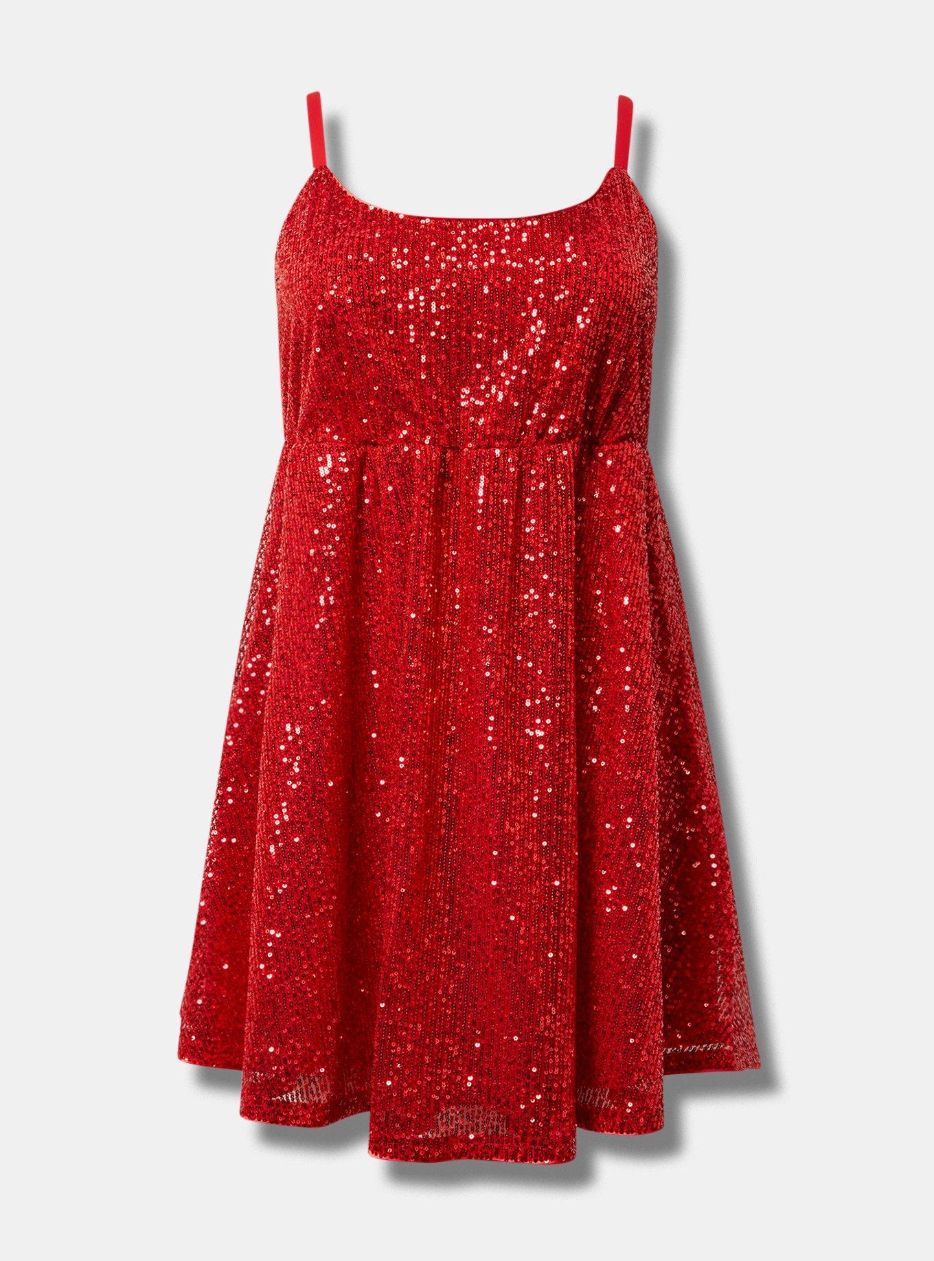 Mini Sequin Skater Dress