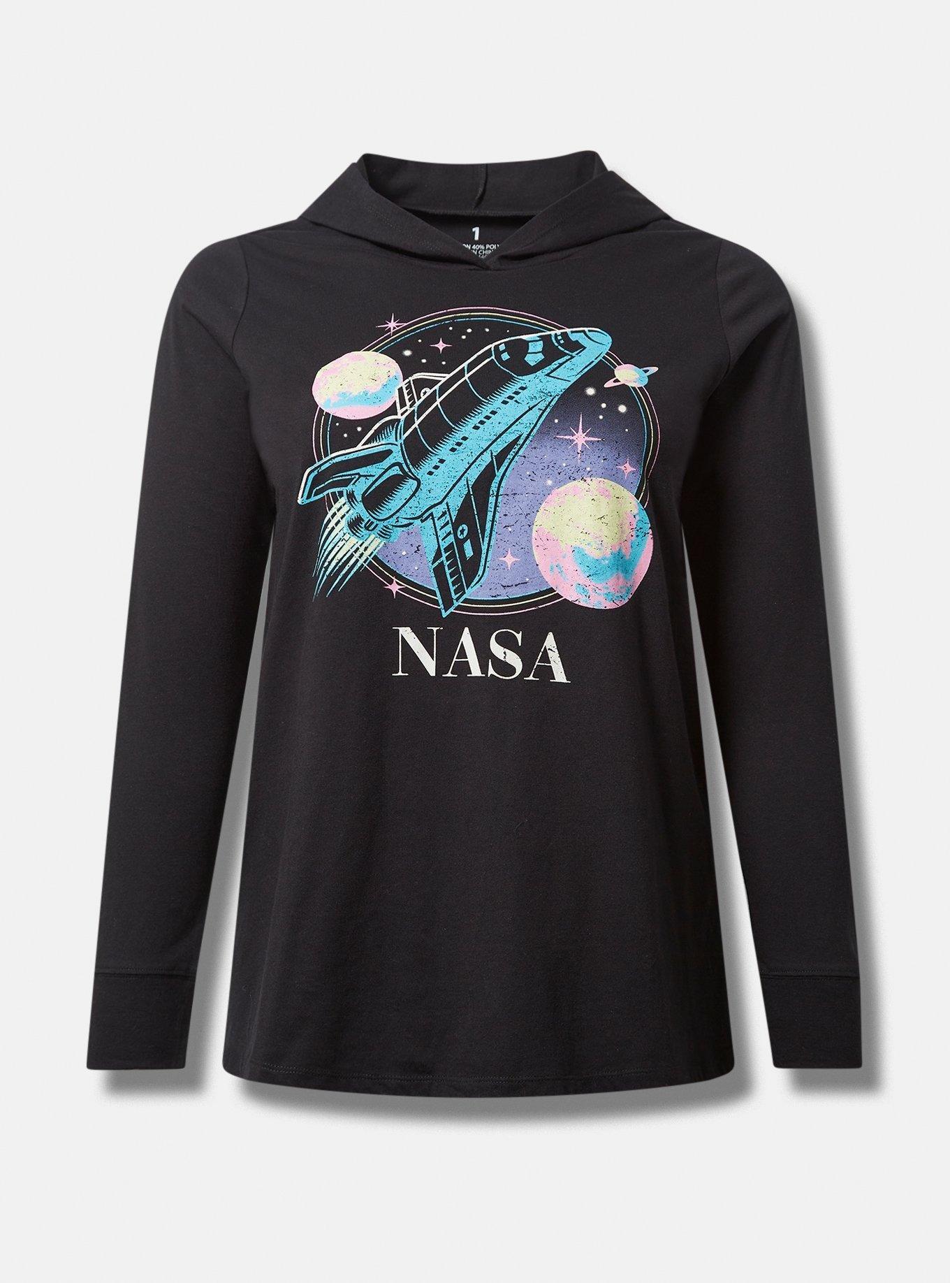 NASA Classic Fit Cotton Vintage Hoodie Tee