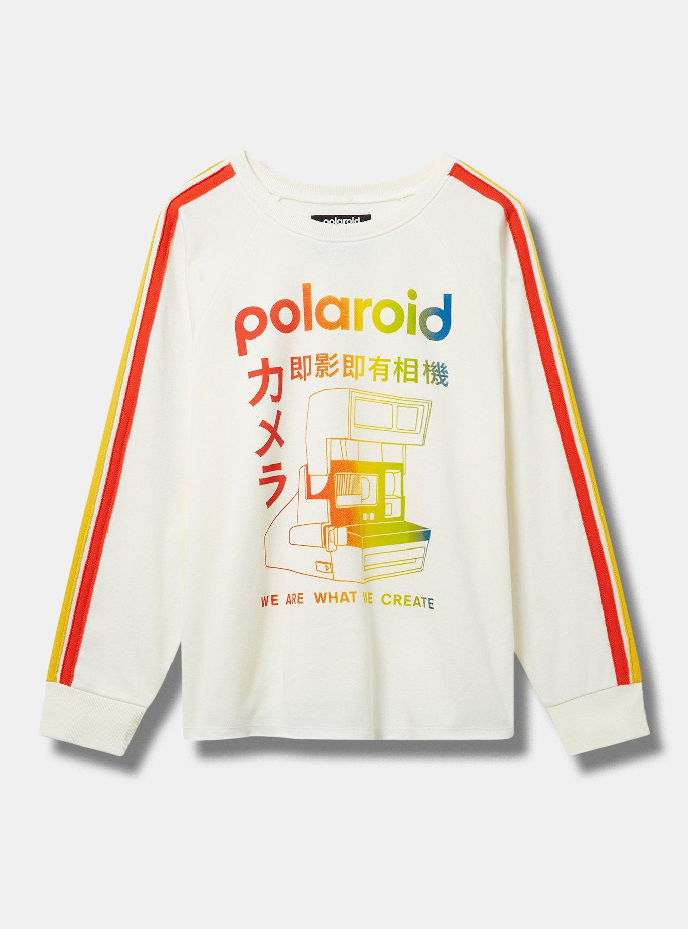 White 2024 polaroid sweatshirt