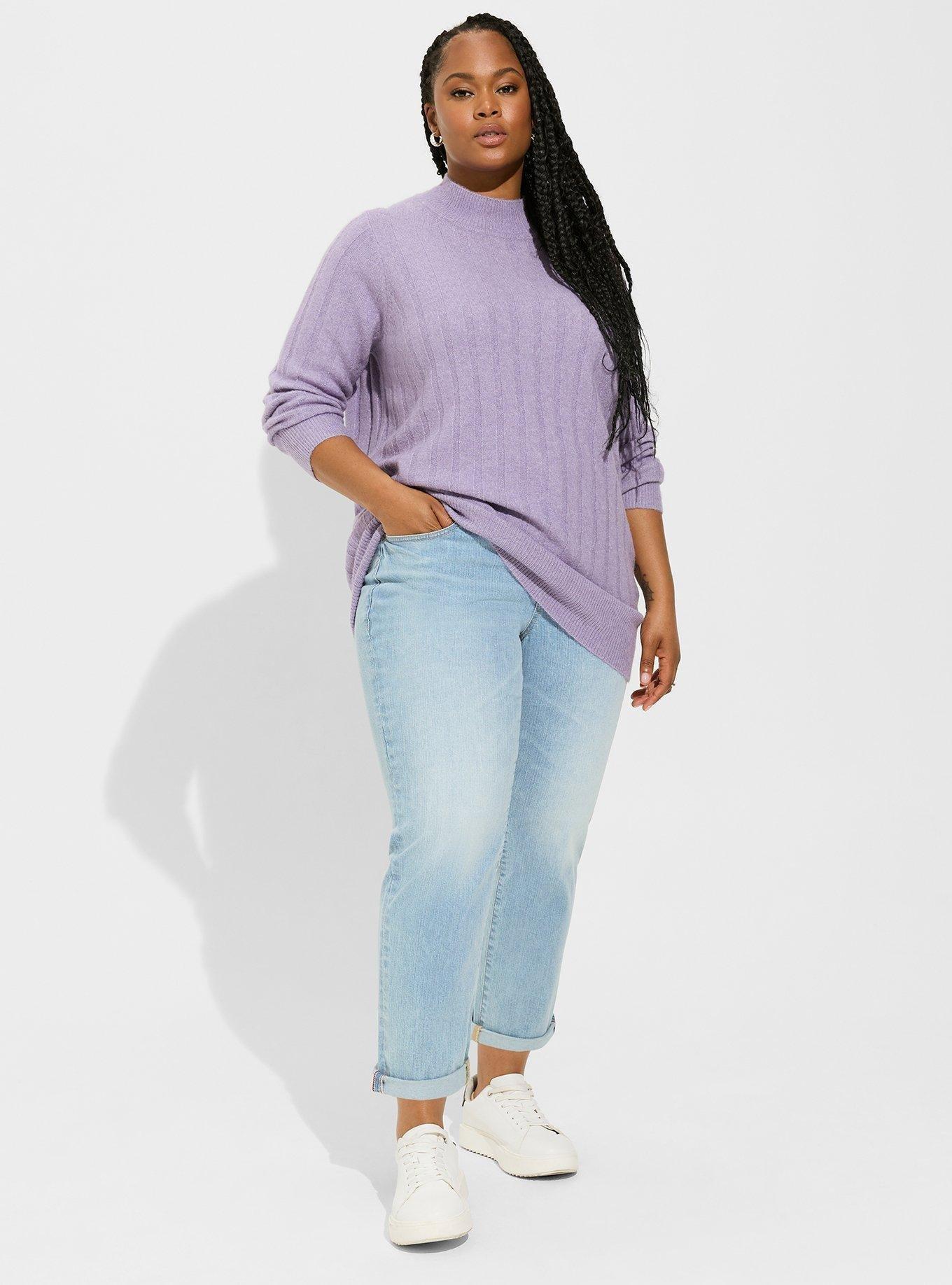 Plus size store turtleneck tunic sweaters