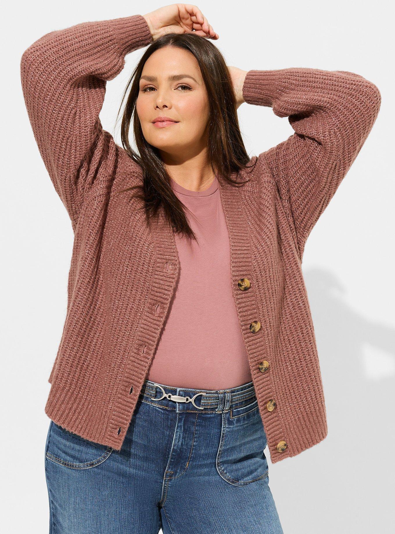 Cardigan Button Front Sweater