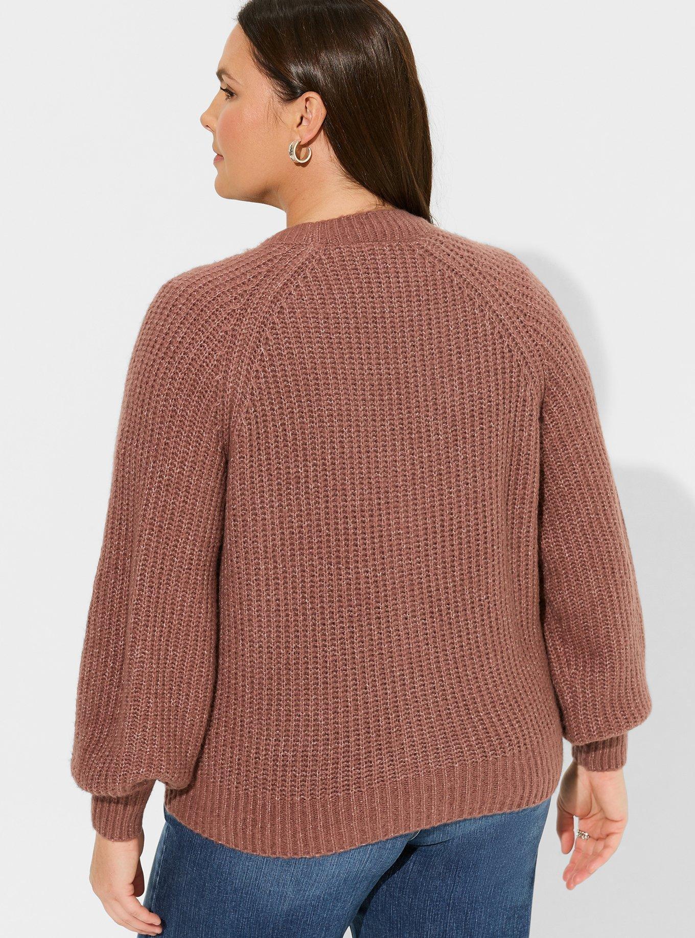 Cardigan Button Front Sweater