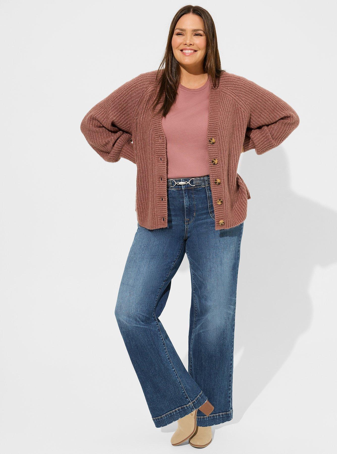 Cardigan Button Front Sweater