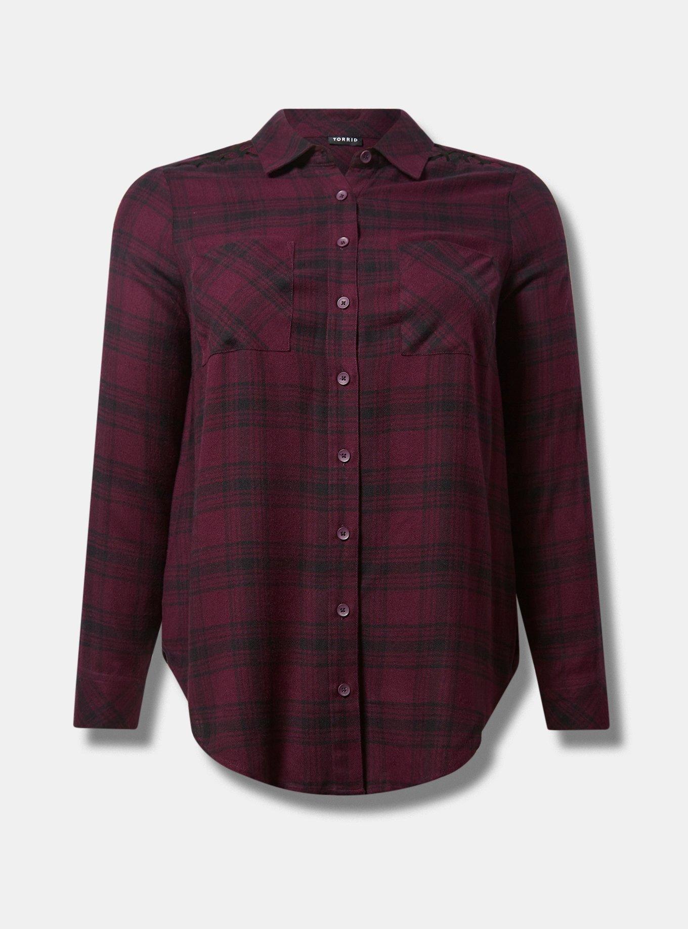 Softest Flannel Button Up Tunic