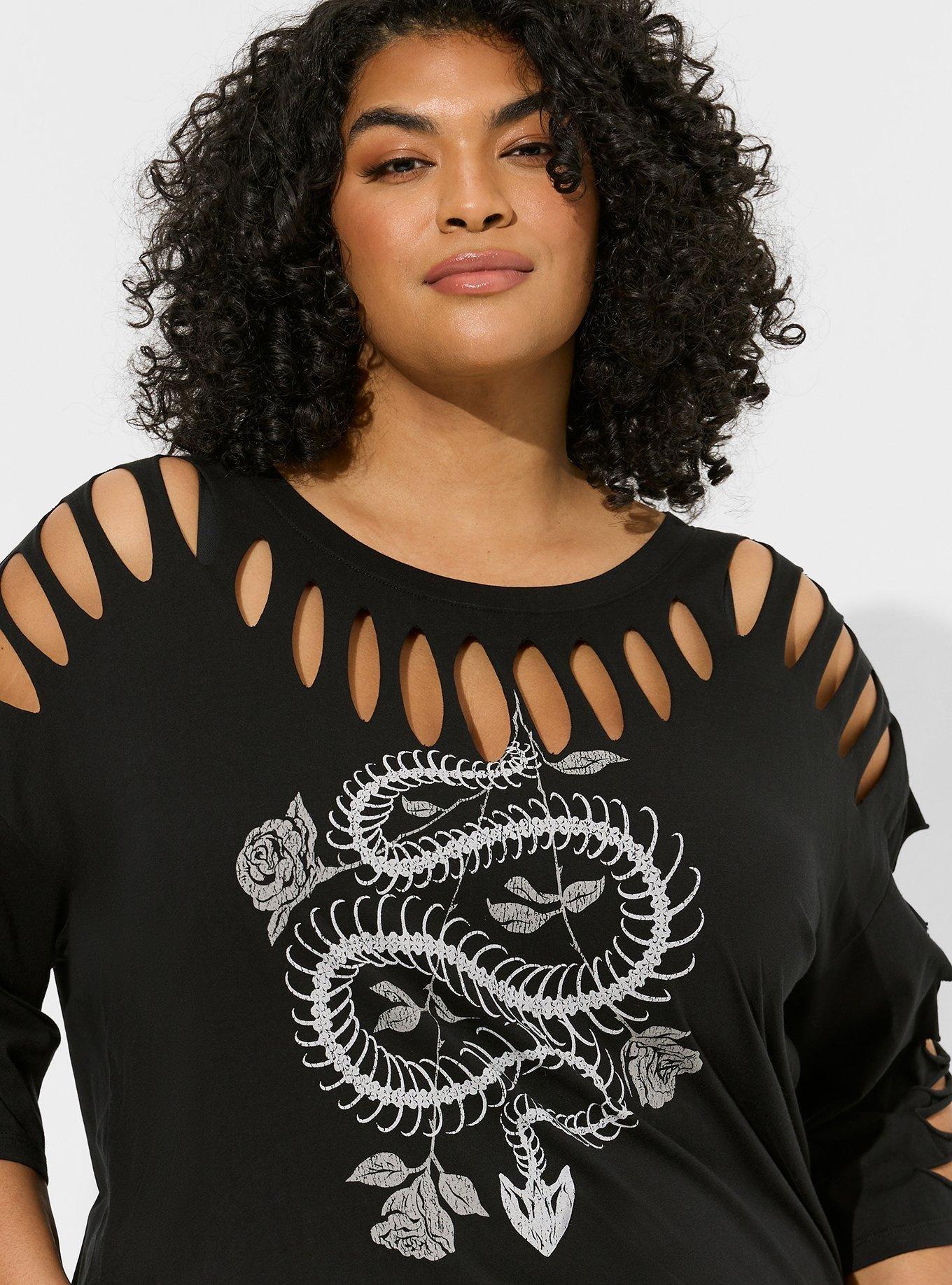 Snake Classic Fit Cotton Slash Tee