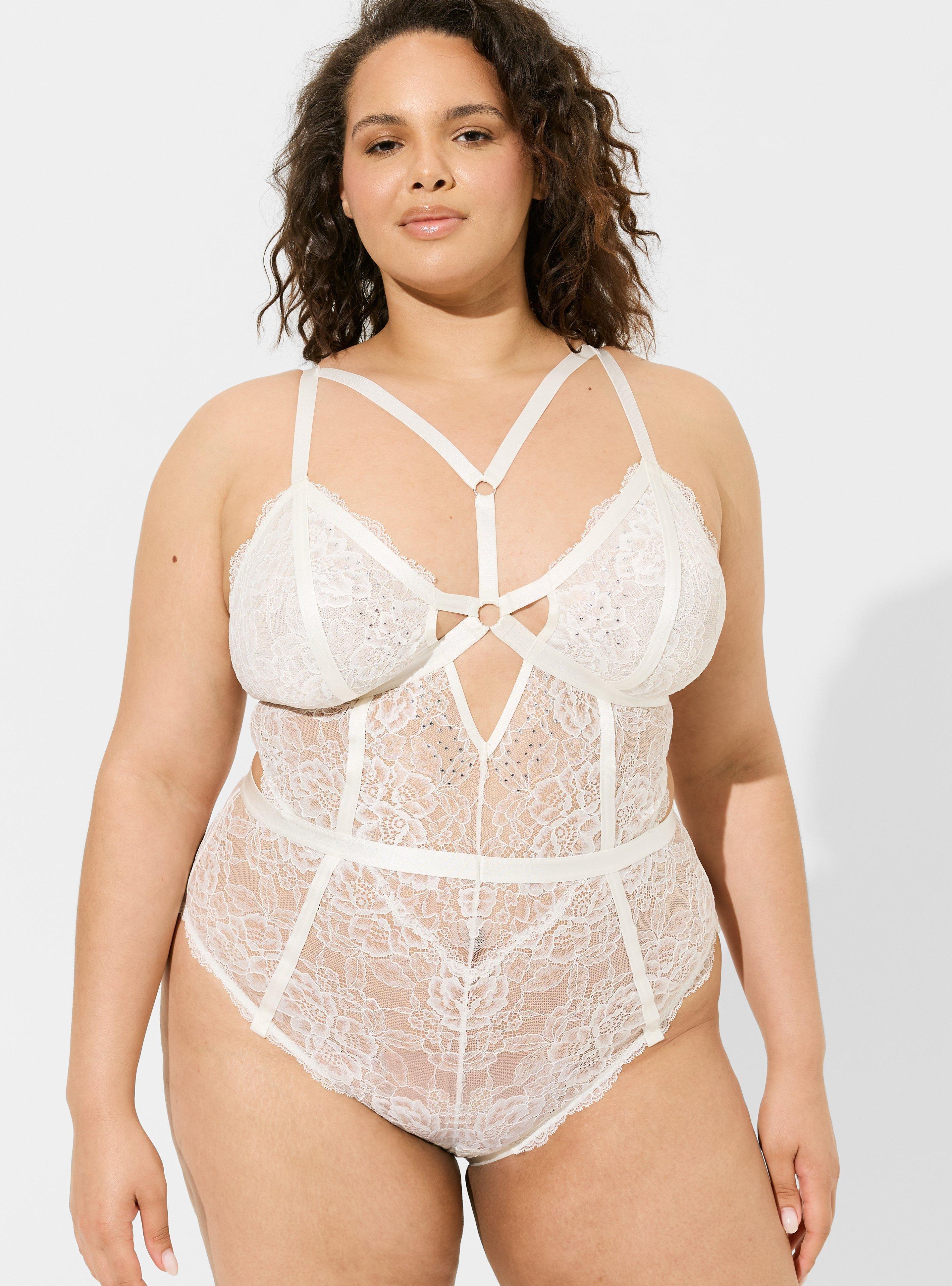 Plus Size Sent From Above Open Gusset Bodysuit Torrid