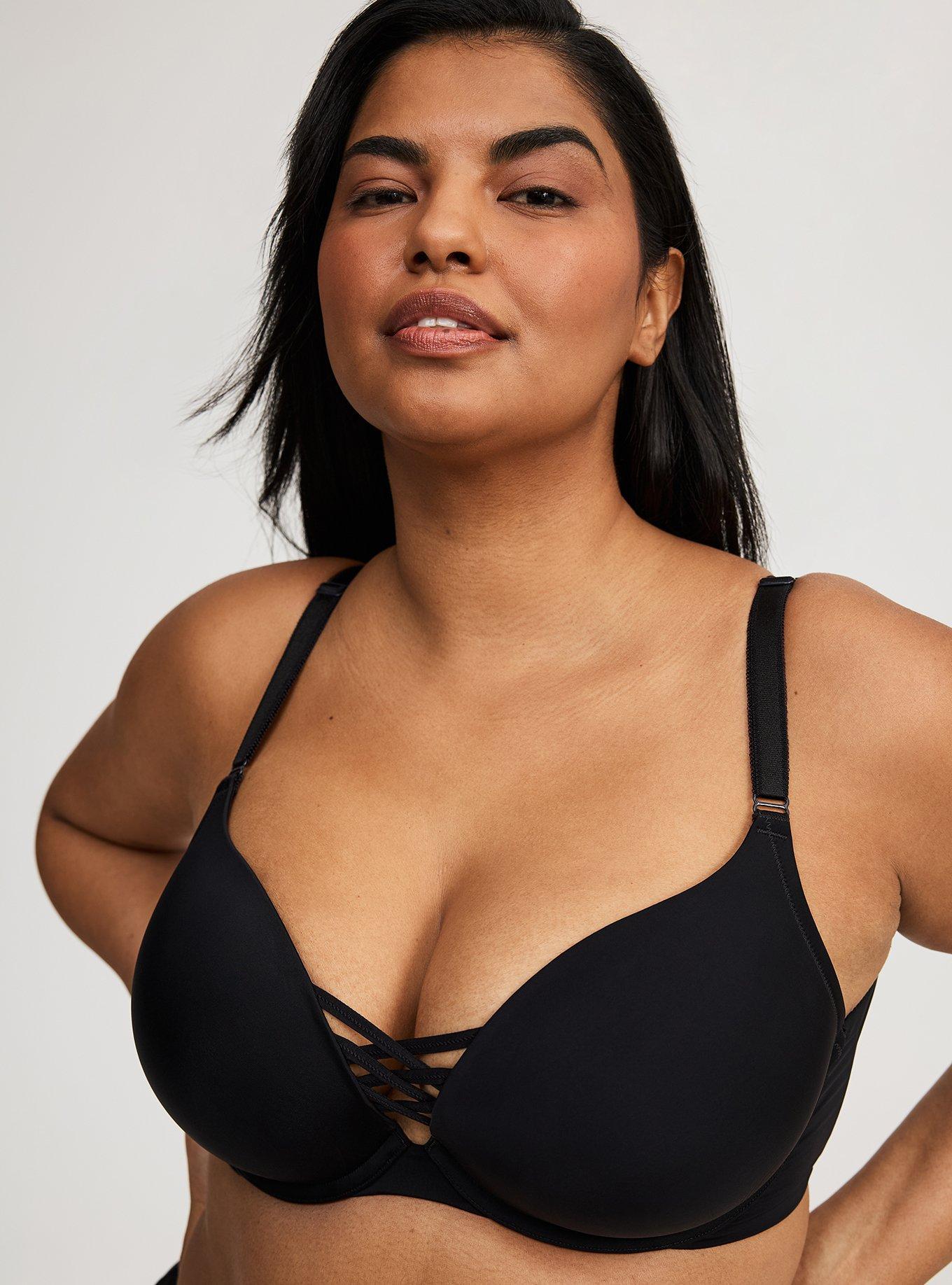 Plus Size - Torrid Curve Body Plunge Push-Up Straight Back Bra - Torrid