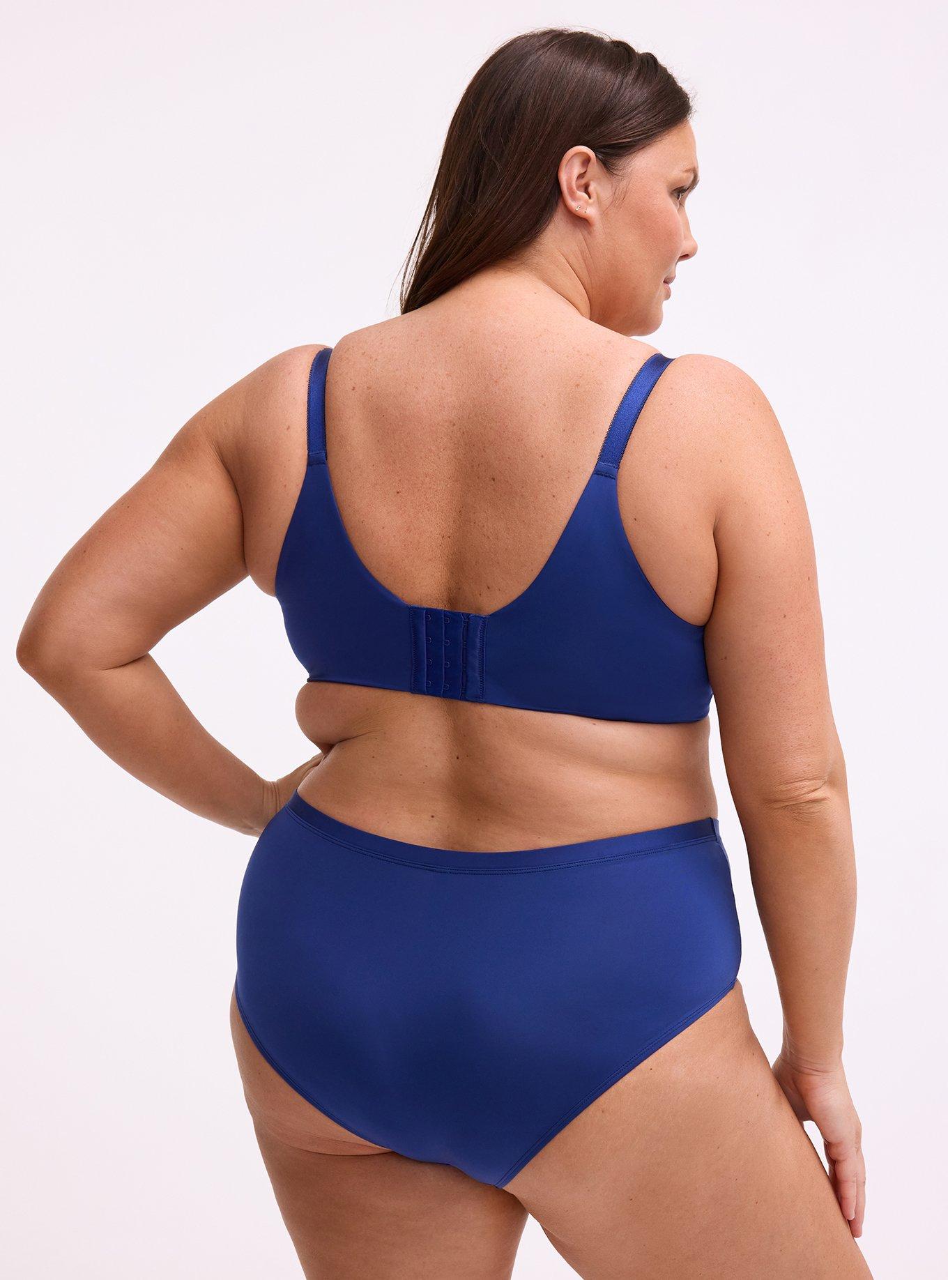 XO Plunge Push-Up Smooth Bra, BELLWETHER BLUE, alternate