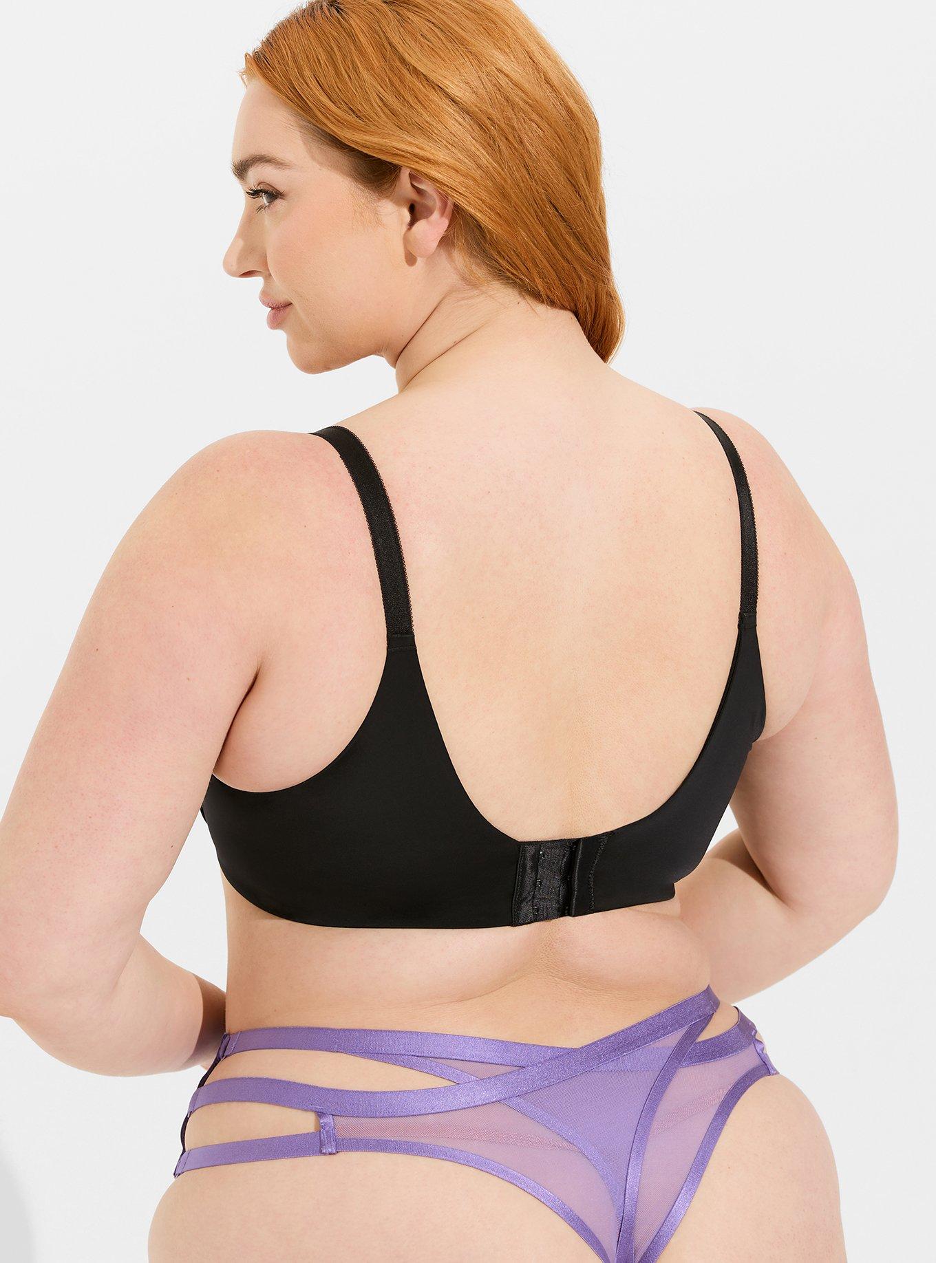 sexy lingerie pawg Plus Size - Strappy Open Gusset Mid Rise Thong