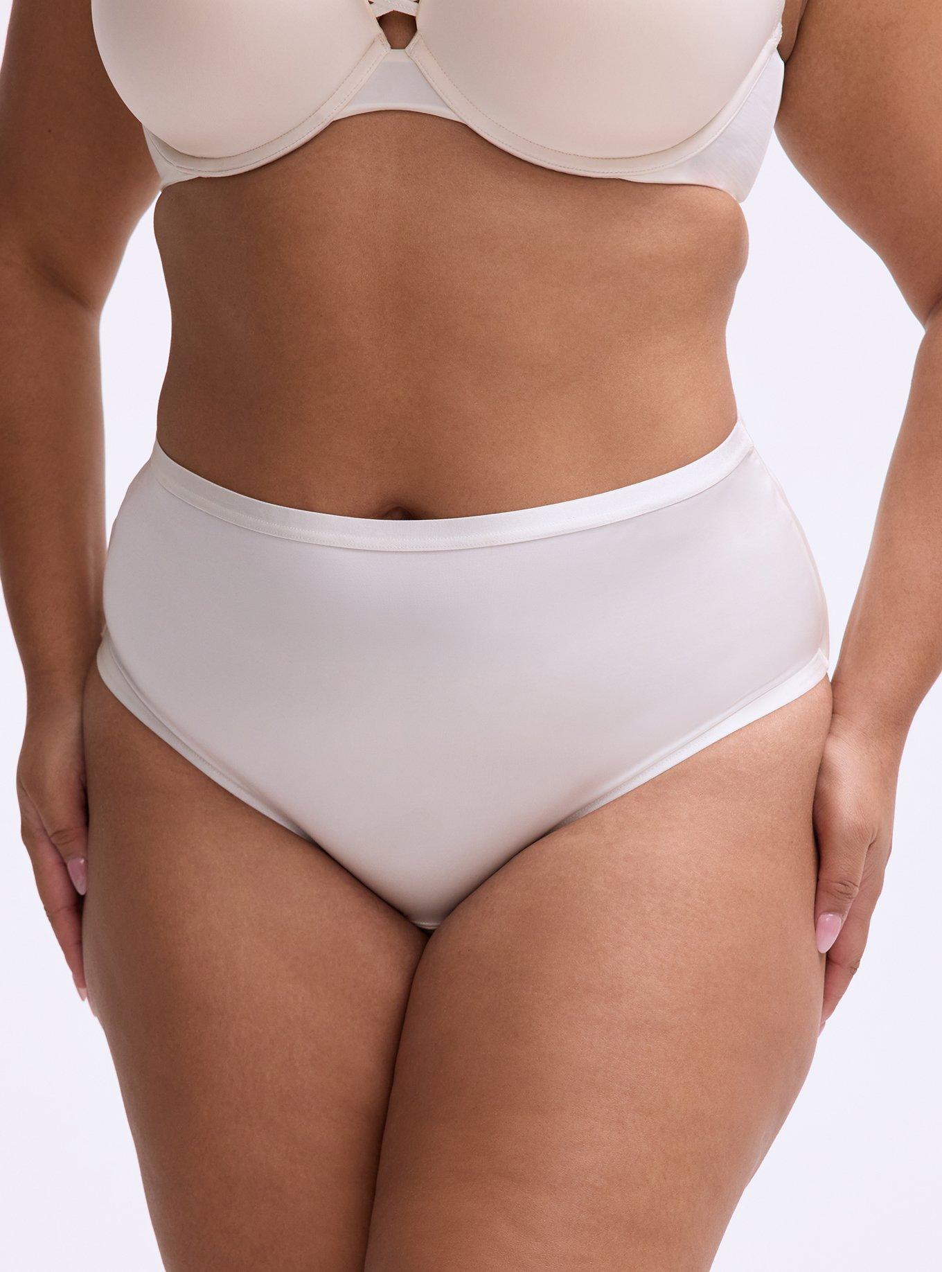 Shine Open Gusset Bow Panty, CLOUD DANCER, alternate